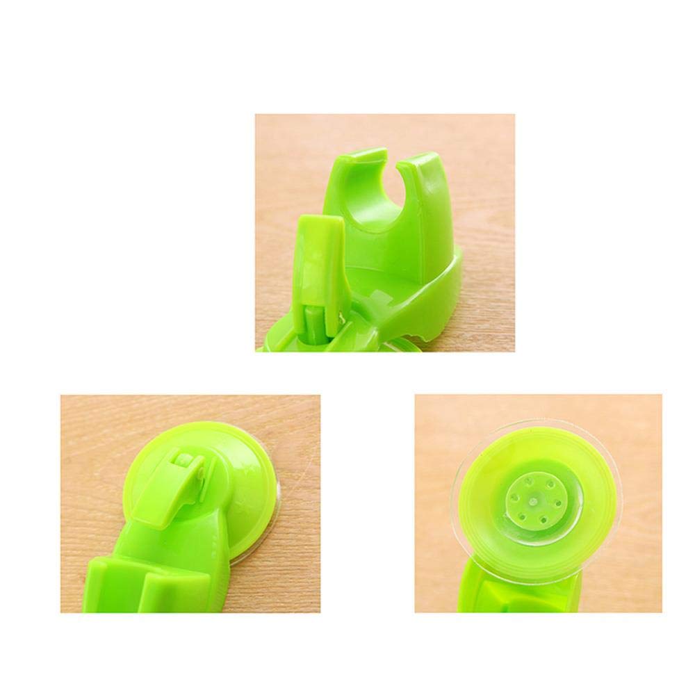 Universal Adjustable Shower Head Bracket with Suction Cup - Heavy Duty Shower Mount for Bathroom, Kitchen, RV & Outdoor Use