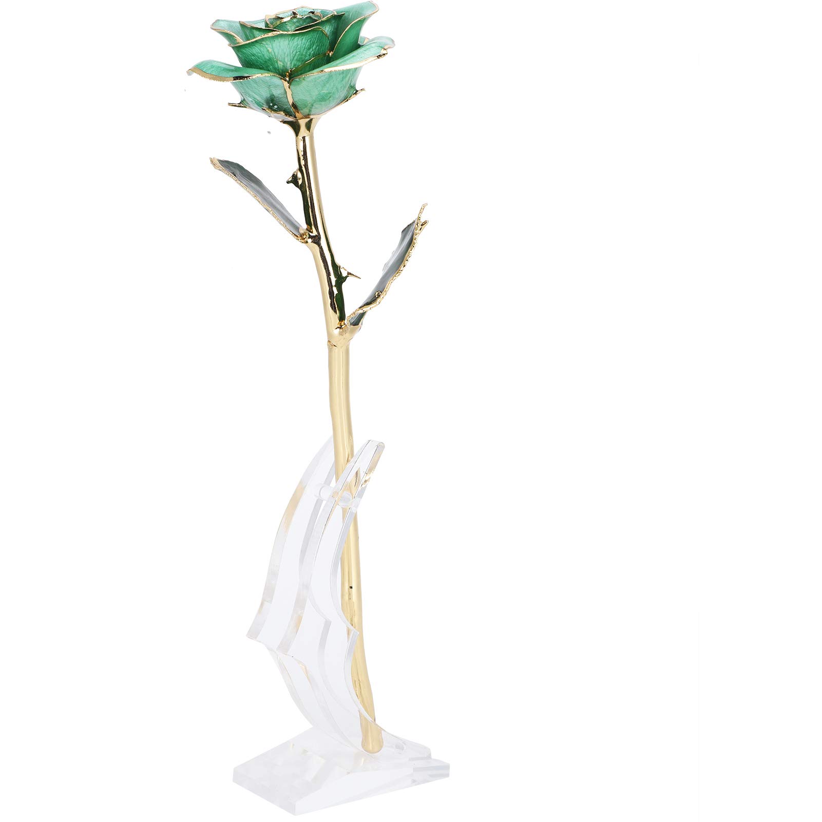 24k Gold Dipped Rose Gift - Elegant Wedding Decor, Valentine's Day Present for Girlfriend, Mother's Day & Birthday Gift - Perfect for Romantic Occasions, Home Decor & Special Celebrations