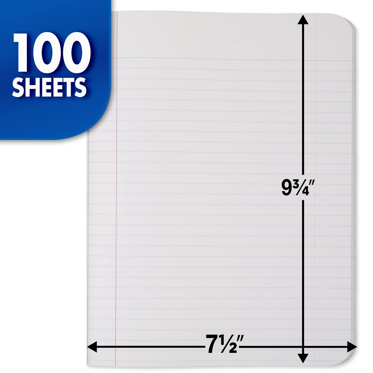 Mead Composition Notebooks 12 Pack - College Ruled Paper 9.75