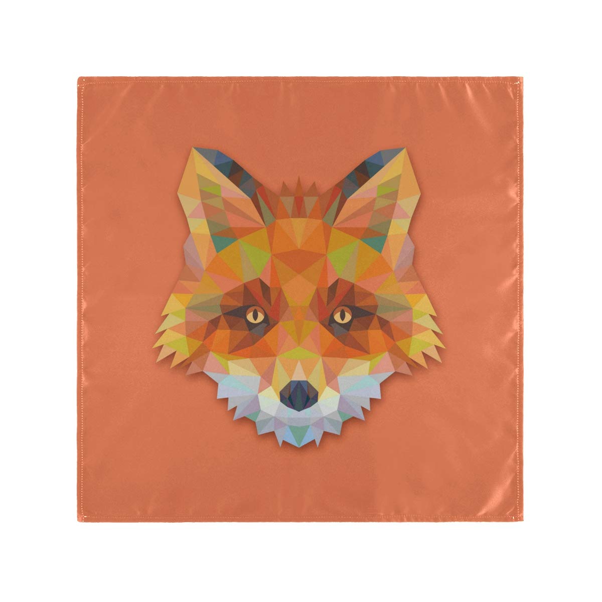 Geometric Fox Print Washable Cloth Napkins - 20