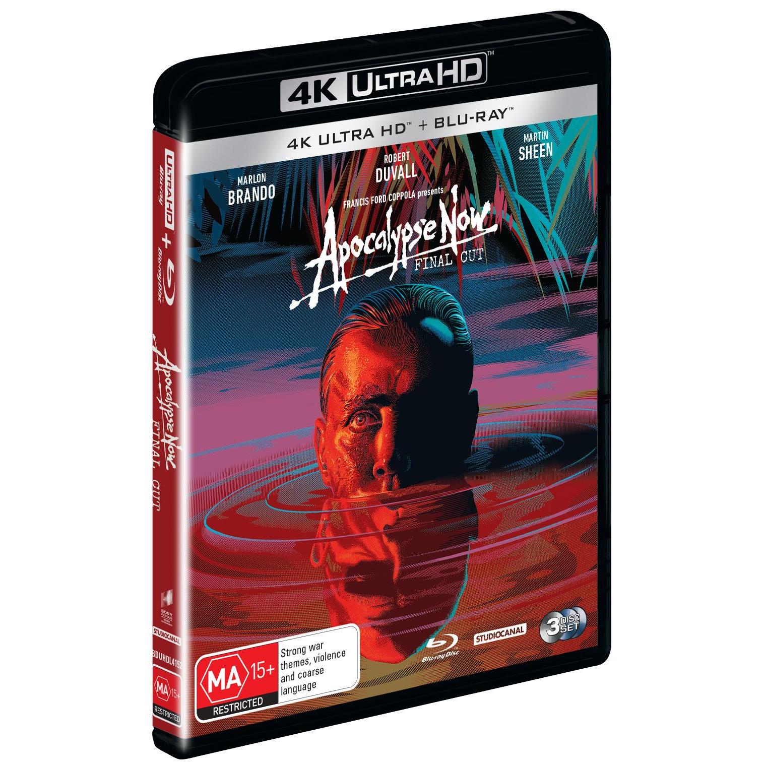 Apocalypse Now: Final Cut - 4K Ultra HD Blu-ray | War Movie Classic | Vietnam War Film | Collector's Edition | Perfect for Movie Nights & Film Buffs