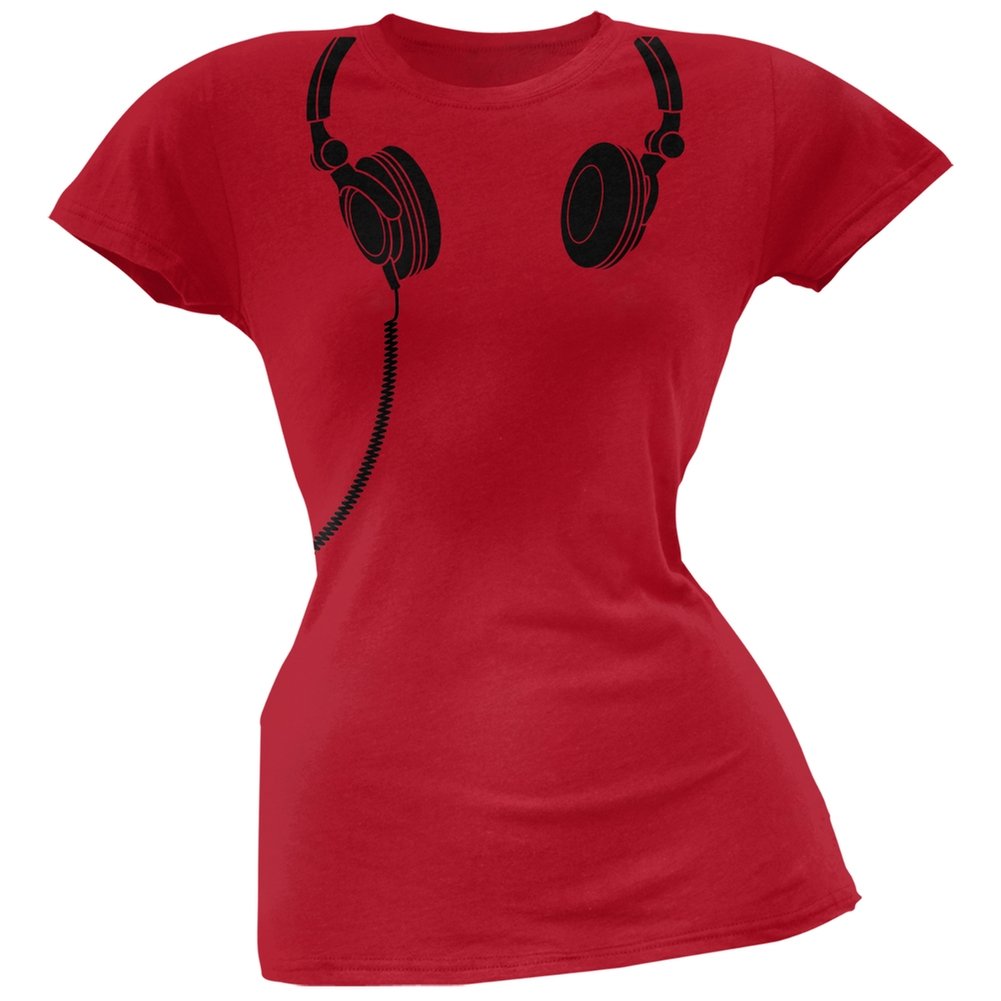 Old Glory Headphones Soft Juniors T-Shirt - Comfortable Cotton Tee for Kids & Teens - Perfect for School, Sports & Everyday Wear
