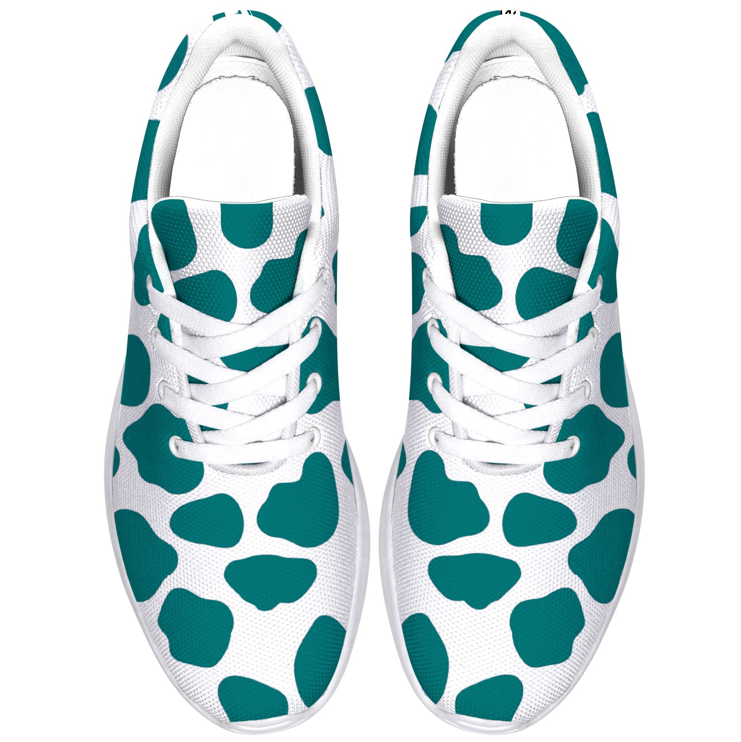 Cow Print Shoes for Men & Women - Lightweight Athletic Running Sneakers, Tennis & Walking Shoes - Perfect Gift for Her or Him - Ideal for Running, Gym Workouts & Casual Wear