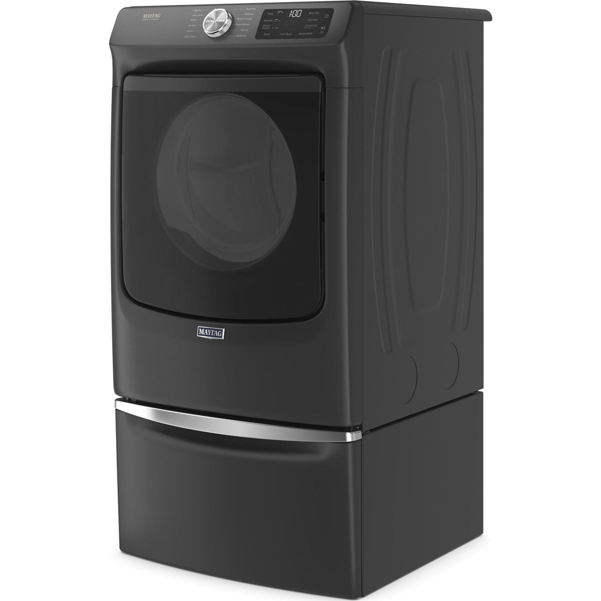 Maytag MGD6630MBK Natural Gas Dryer - 7.0 Cu. Ft. Capacity, Volcano Black | Perfect for Large Families & Laundry Rooms | Fast Drying & Energy Efficient