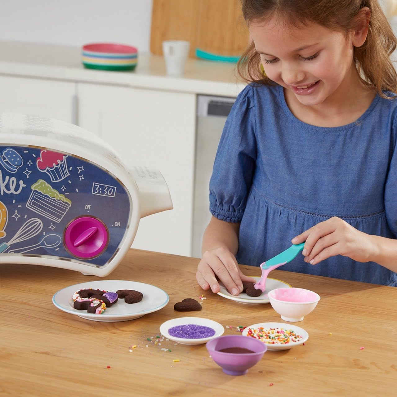 Easy-Bakes Ultimate Electric Oven Playset with Sprinkle Brownies & Doughnuts Refill Mix - Kids Baking Toy Set for Ages 8+ | Fun Birthday Gift & Pretend Play Kitchen Accessory for Girls & Boys