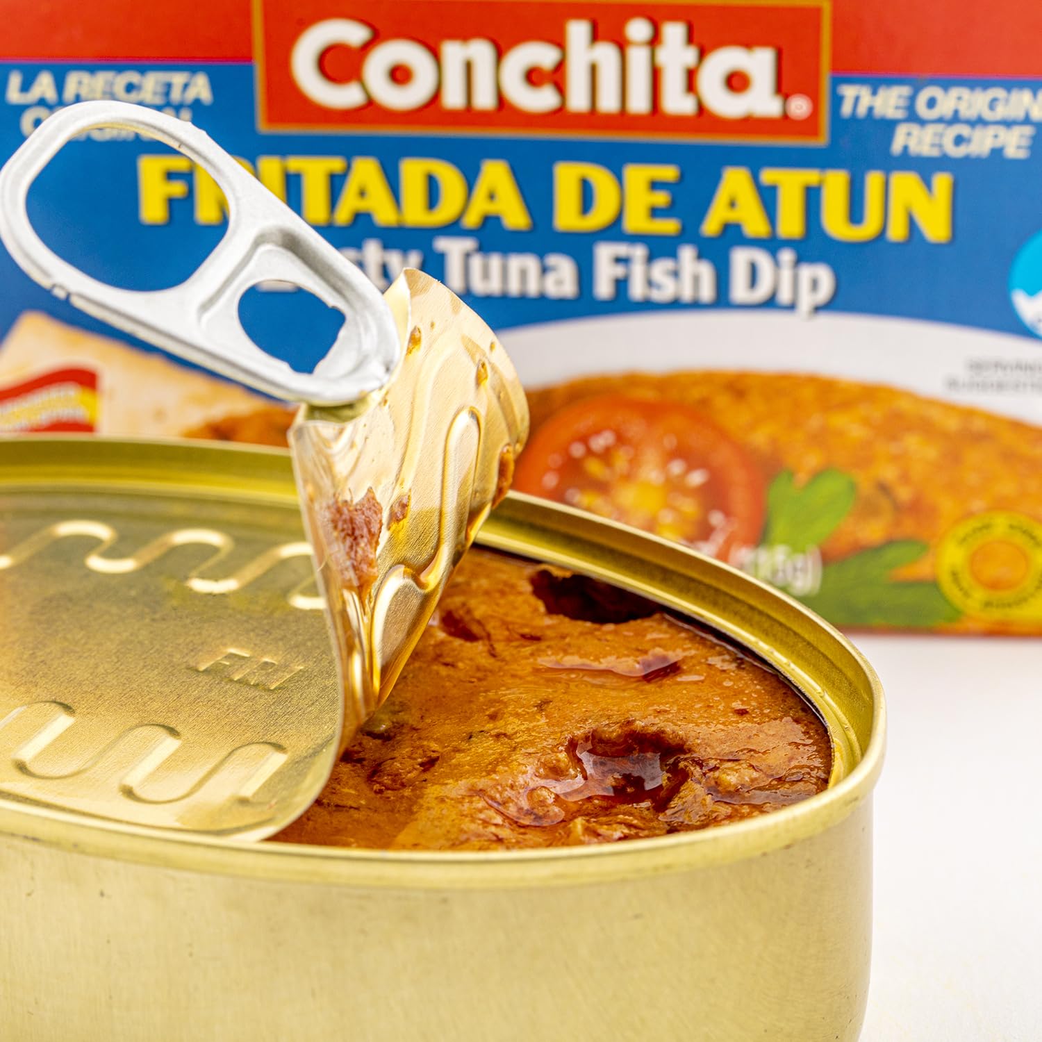 Conchita Zesty Tuna Fish Dip - 4 oz Jar | Premium Seafood Spread for Crackers, Sandwiches & Appetizers | Perfect for Parties, Picnics & Quick Snacks