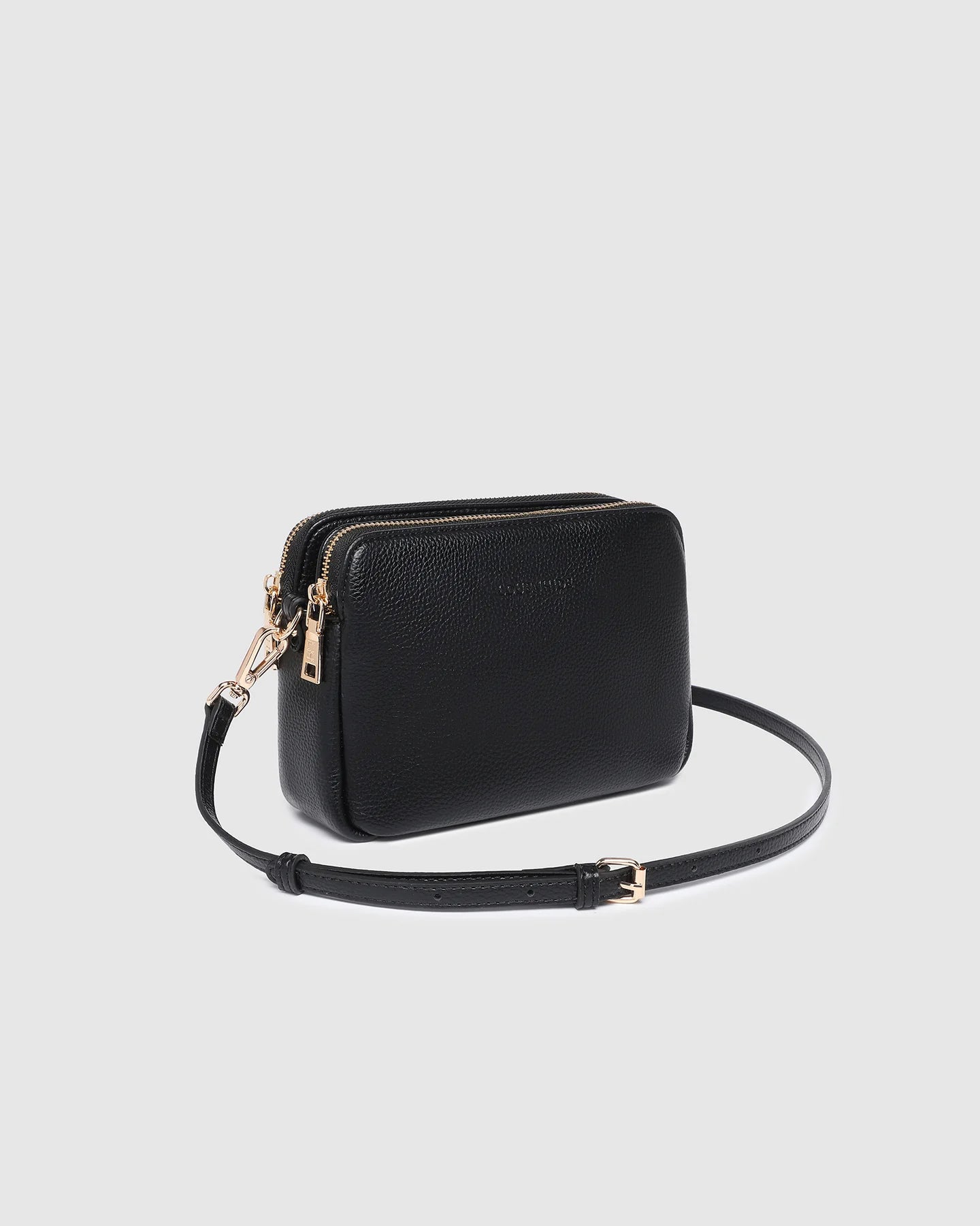 Louenhide Elle Crossbody Bag for Women - Stylish & Durable Black Leather Purse - Perfect for Work, Travel & Everyday Use