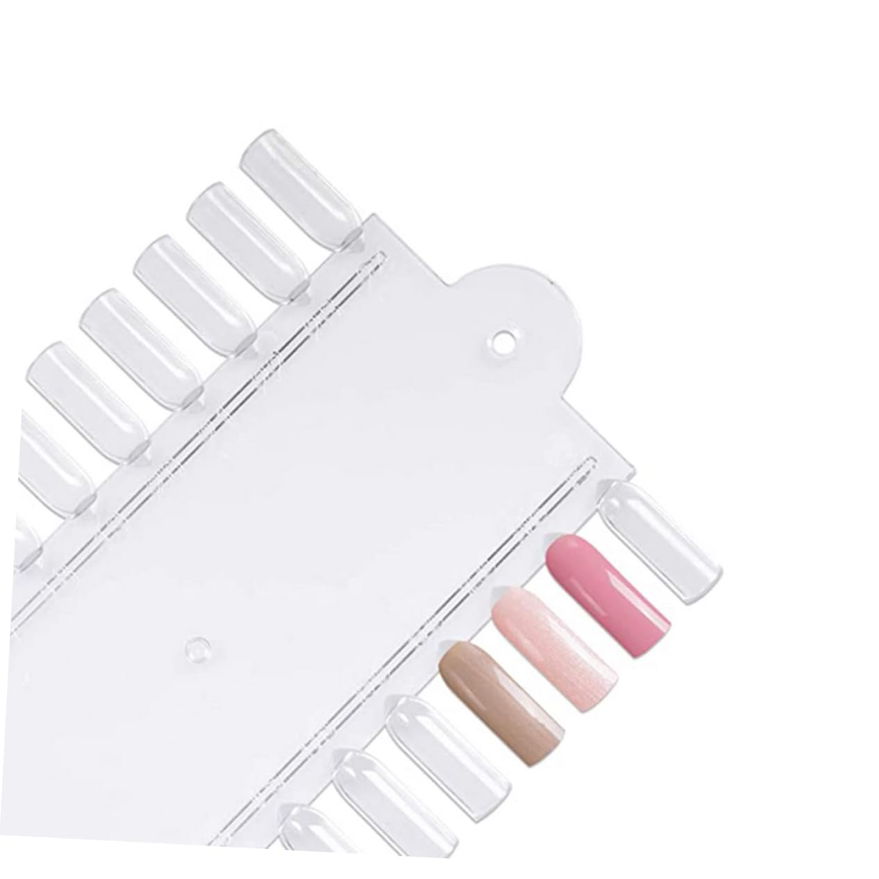 2pcs Nail Polish Display Stand - Nail Tips Board, Nail Art Sample Sticks, Gel Polish Palette for Manicure & Pedicure | Perfect for Salon, Nail Artists & DIY Home Manicure