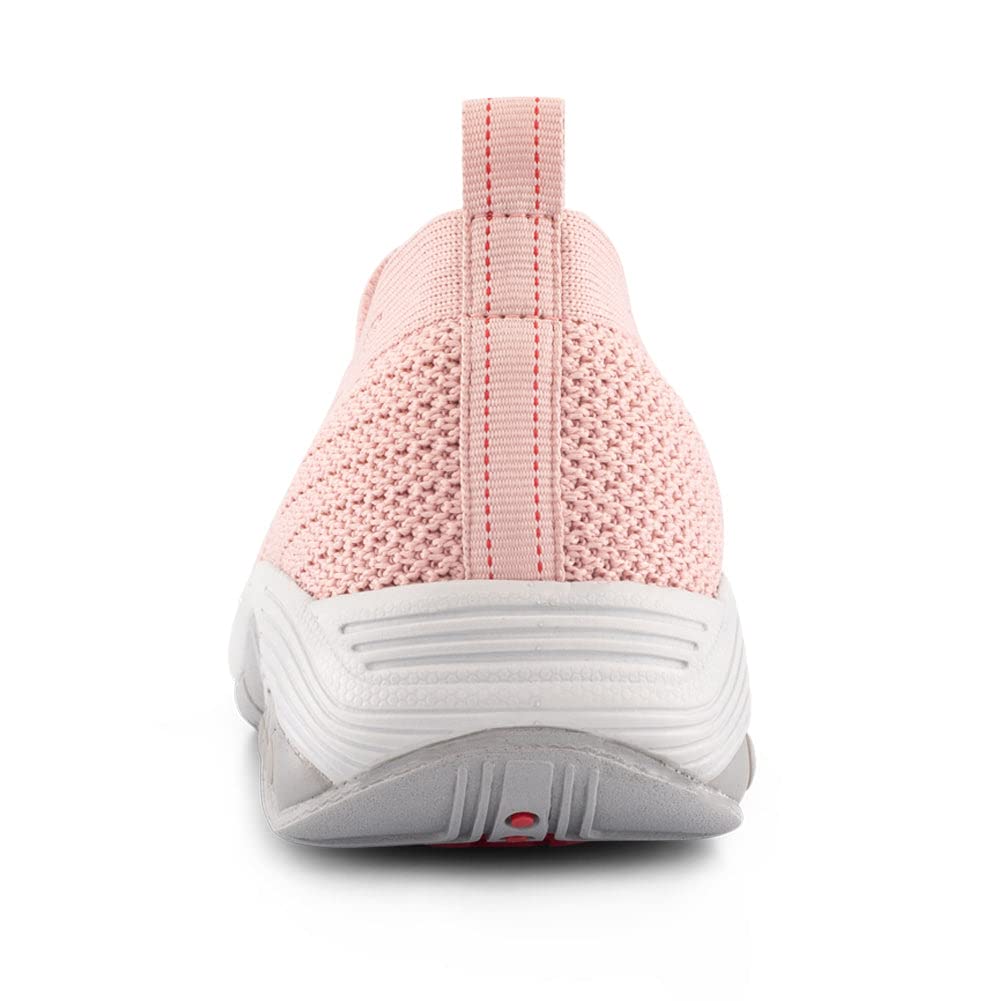 Therafit Women's Comfortable Walking Flats - Slip-On Loafers for Work, Travel & Everyday Wear - Arch Support & Cushioned Insoles for All-Day Comfort