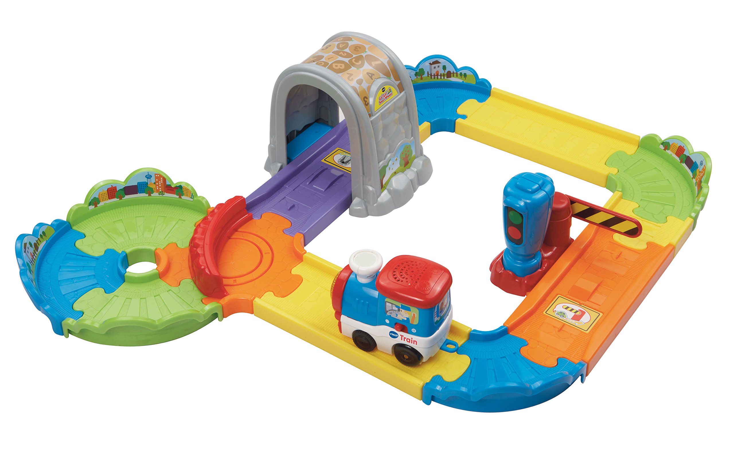 VTech Go! Go! Smart Wheels Choo-Choo Train Playset - Interactive Learning Toy for Toddlers & Kids | Multicolor Educational Train Set for Imaginative Play & Early Development | Perfect for Playrooms, Daycares & Birthday Gifts