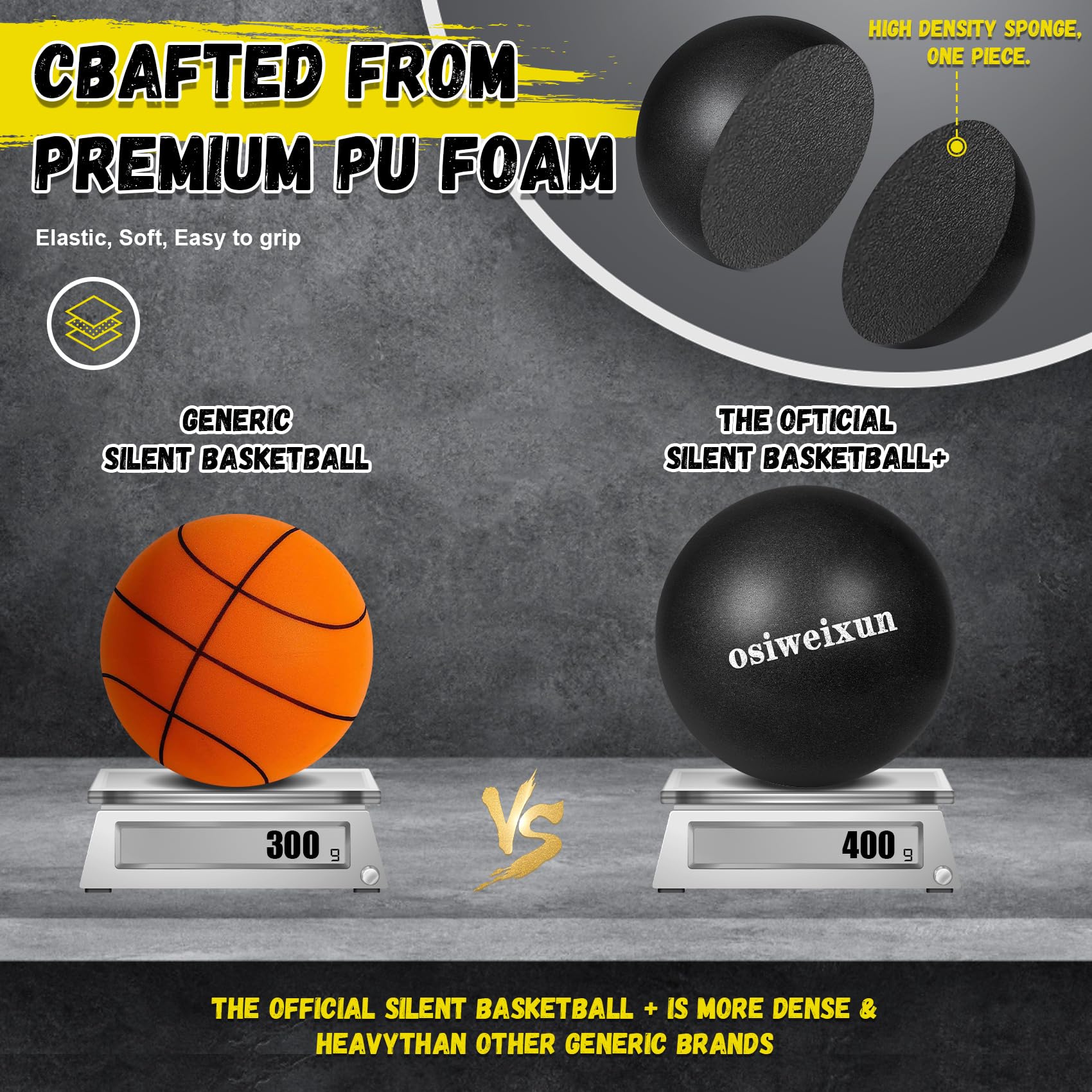 2024 Official Silent Basketball - Size 5 (25.5