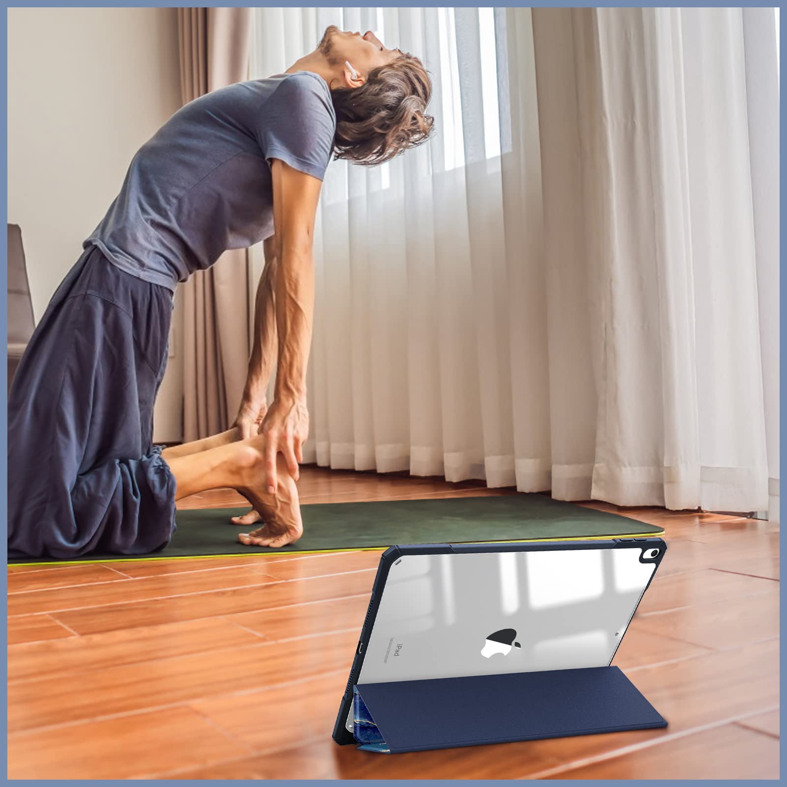 Fintie Hybrid Slim Shockproof Case for iPad Air 3 (2019) & iPad Pro 10.5
