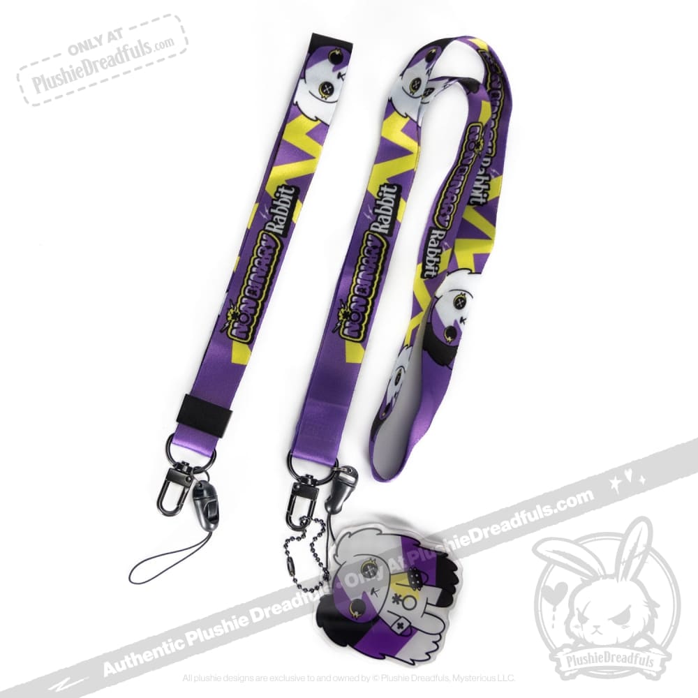 Plushie Dreadfuls Lanyard Strap - Soft & Durable Keychain Holder for ID Badges, Keys & Accessories | Perfect for Work, School & Conventions