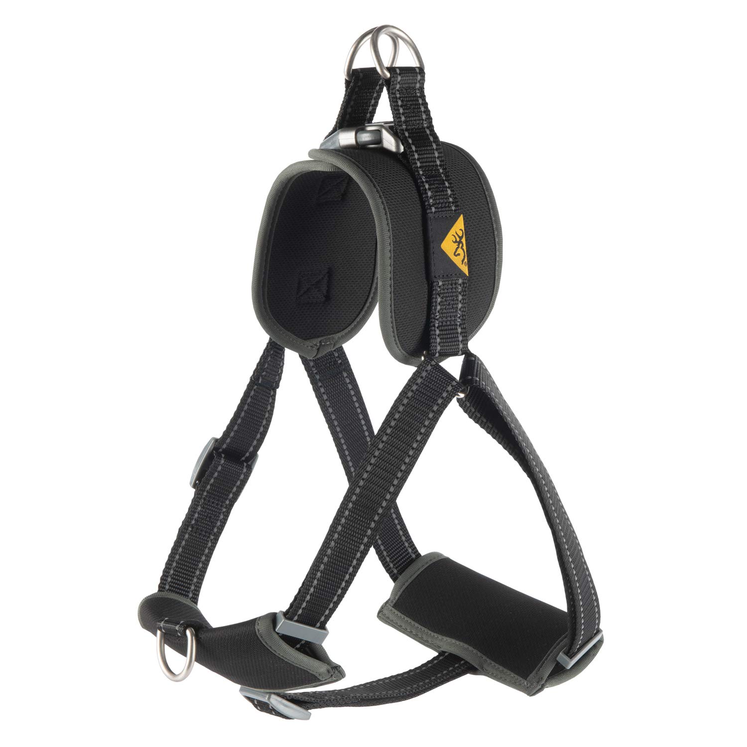 Browning Camo Dog Harness - No Pull Adjustable Reflective Pet Vest for Walking, Hiking & Outdoor Adventures - Durable Hunting Gear for Medium & Large Dogs