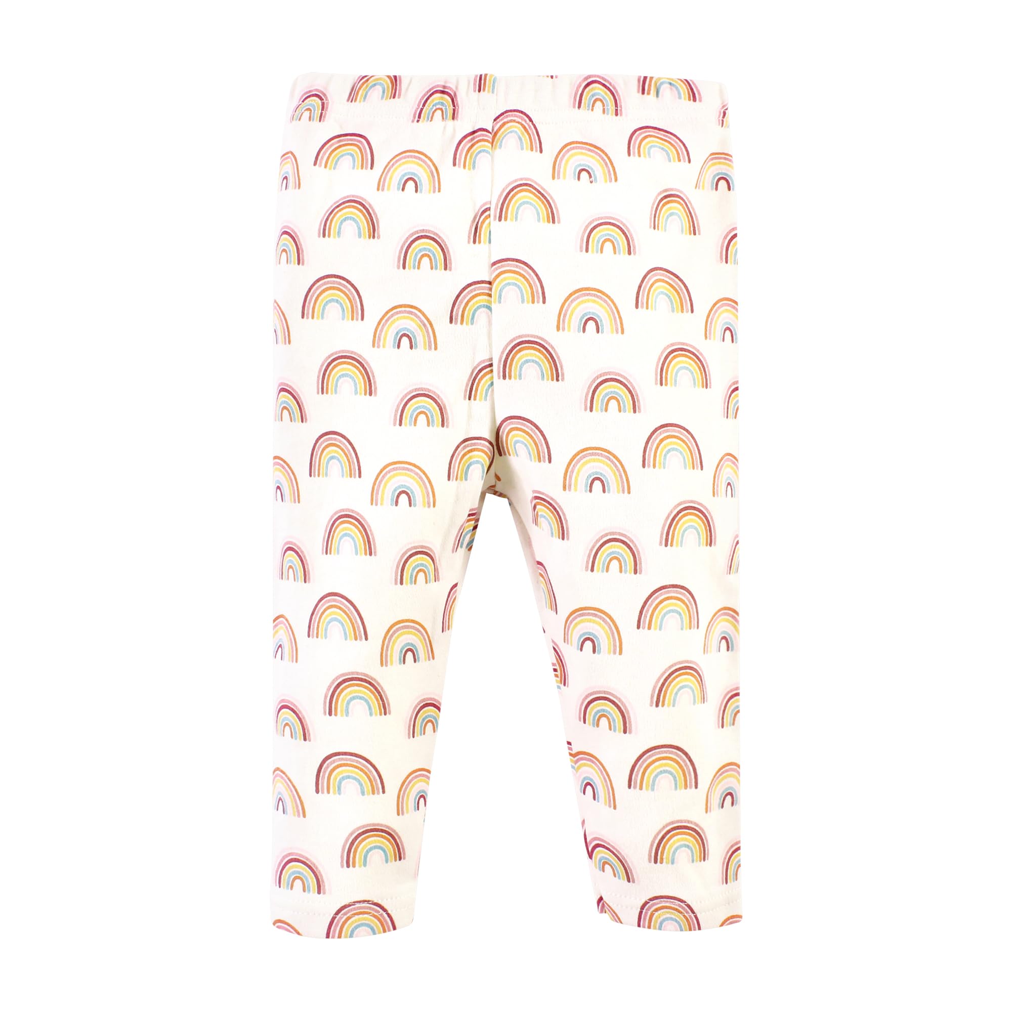 Hudson Baby Unisex Cotton Bodysuit, Pants & Shoe Set - Sunshine Rainbows Print - 12-18 Months | Soft Outfit for Infants & Toddlers | Perfect for Playdates, Photo Shoots & Everyday Wear