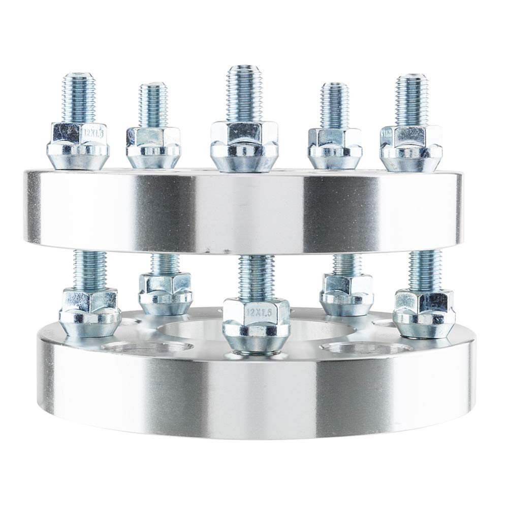 TRIBLE SIX 2Pcs 25mm (1 Inch) Wheel Spacers Adapters 5x4.75