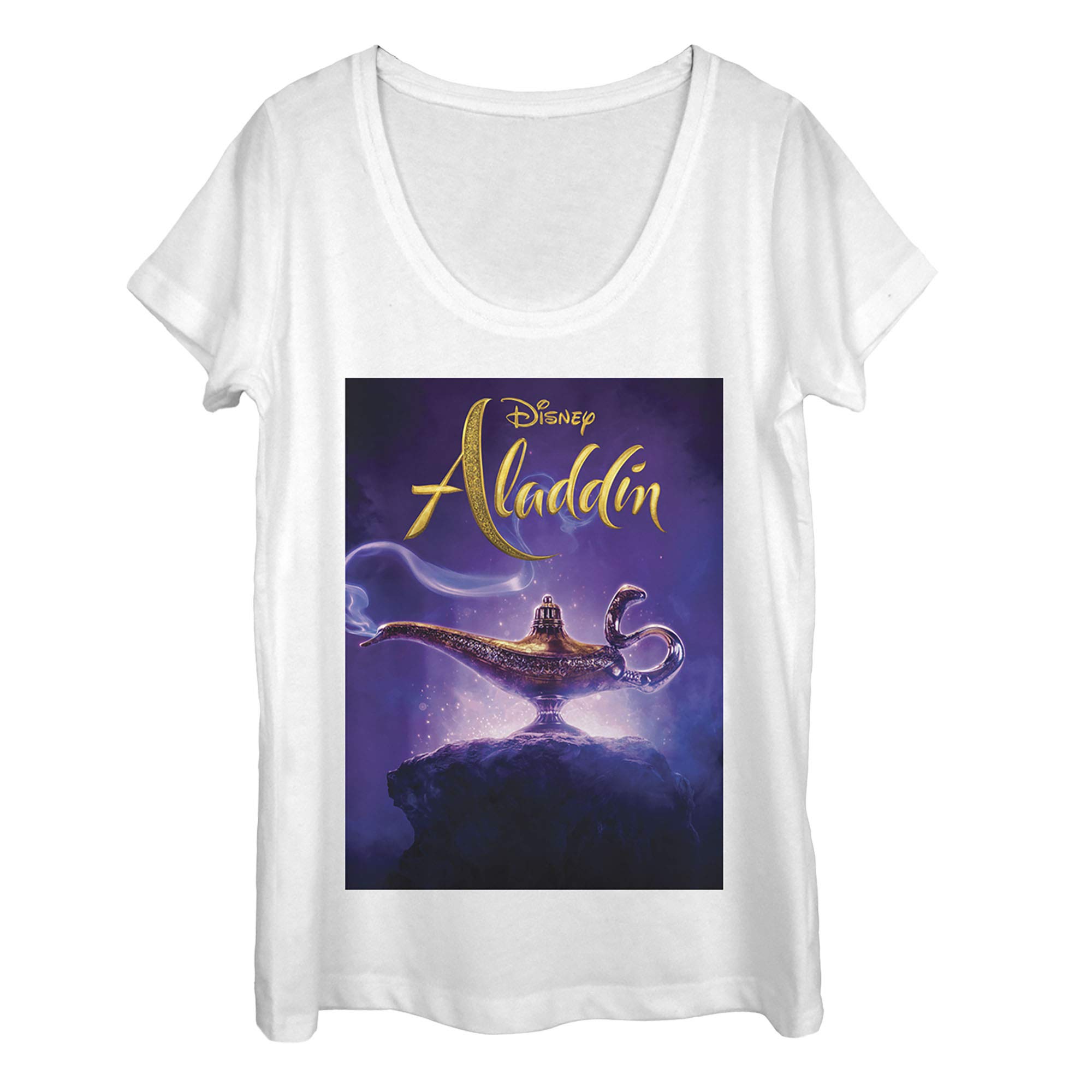 Disney Aladdin Live Action Women's Short Sleeve T-Shirt - Casual Graphic Tee for Fans, Cosplay & Everyday Wear
