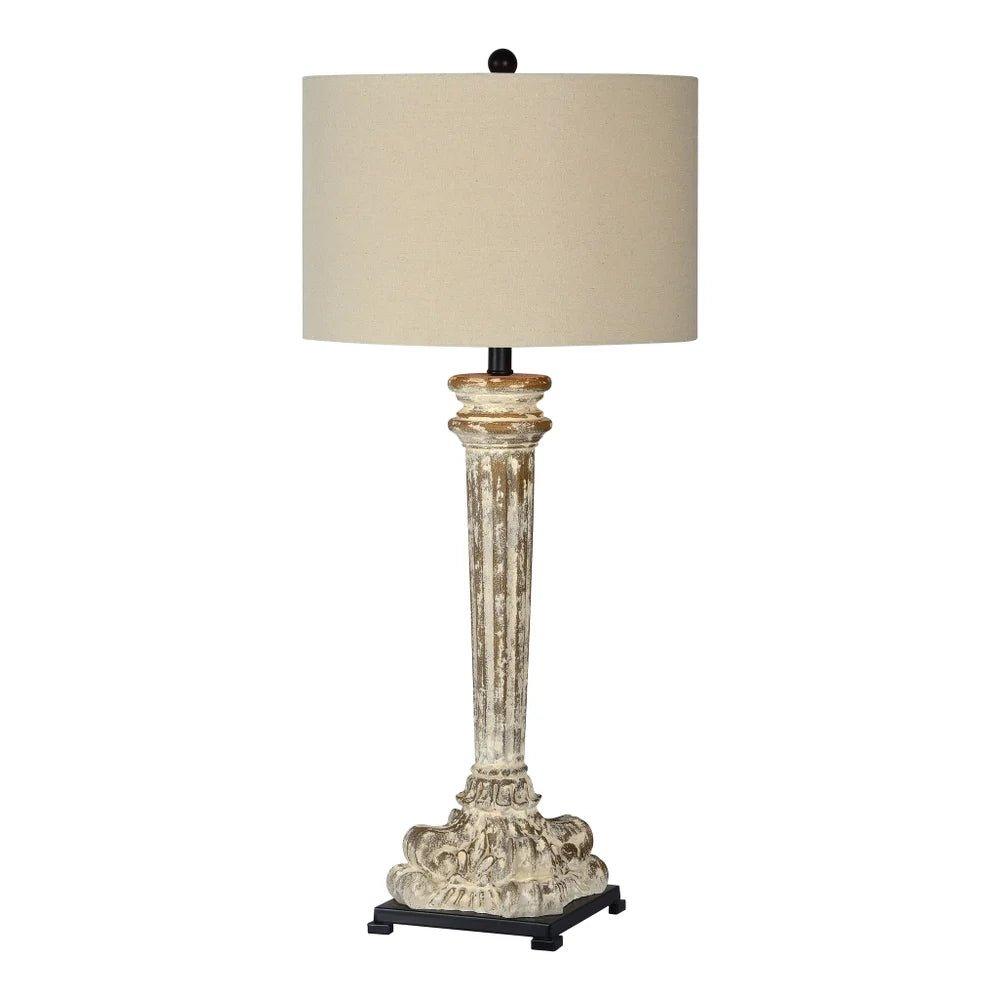Geoffrey Lamp 710158 - Vintage Style Table Lamp for Home & Office Decor | Perfect for Living Room, Bedroom, or Study Lighting