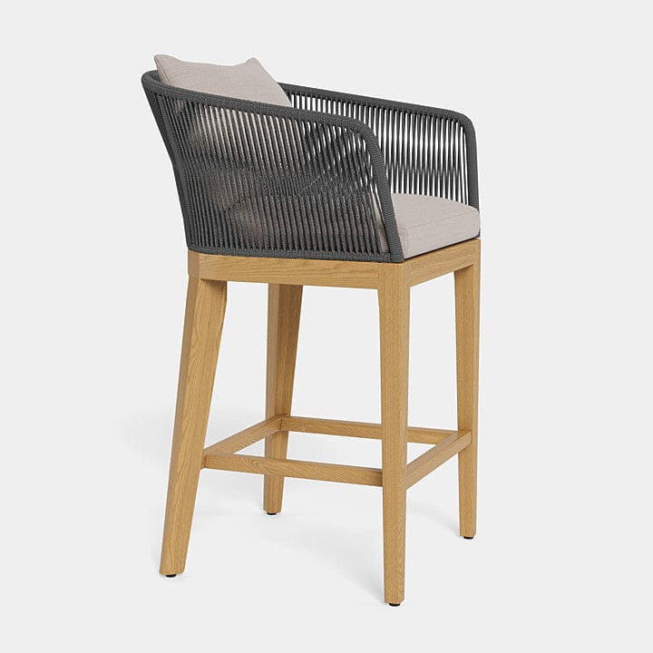 Avalon Outdoor Bar Stool - Weather-Resistant Patio Stool for Backyard, Deck, or Poolside - Perfect for Outdoor Dining & Entertaining