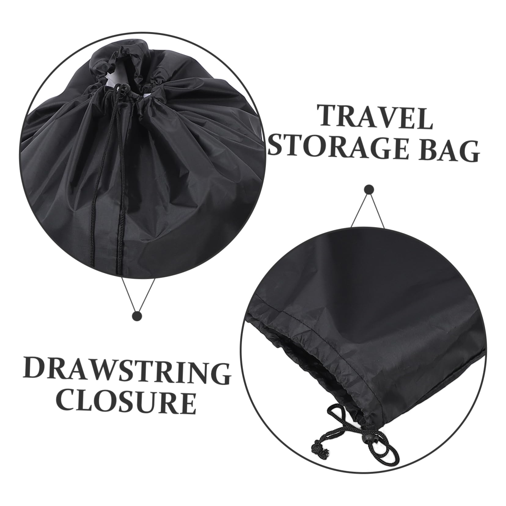Yardenfun Universal Stroller Travel Bag - 210D Durable Encrypted Fabric, Black - Fits Most Car Seats & Strollers - Perfect for Air Travel, Road Trips & Daily Use