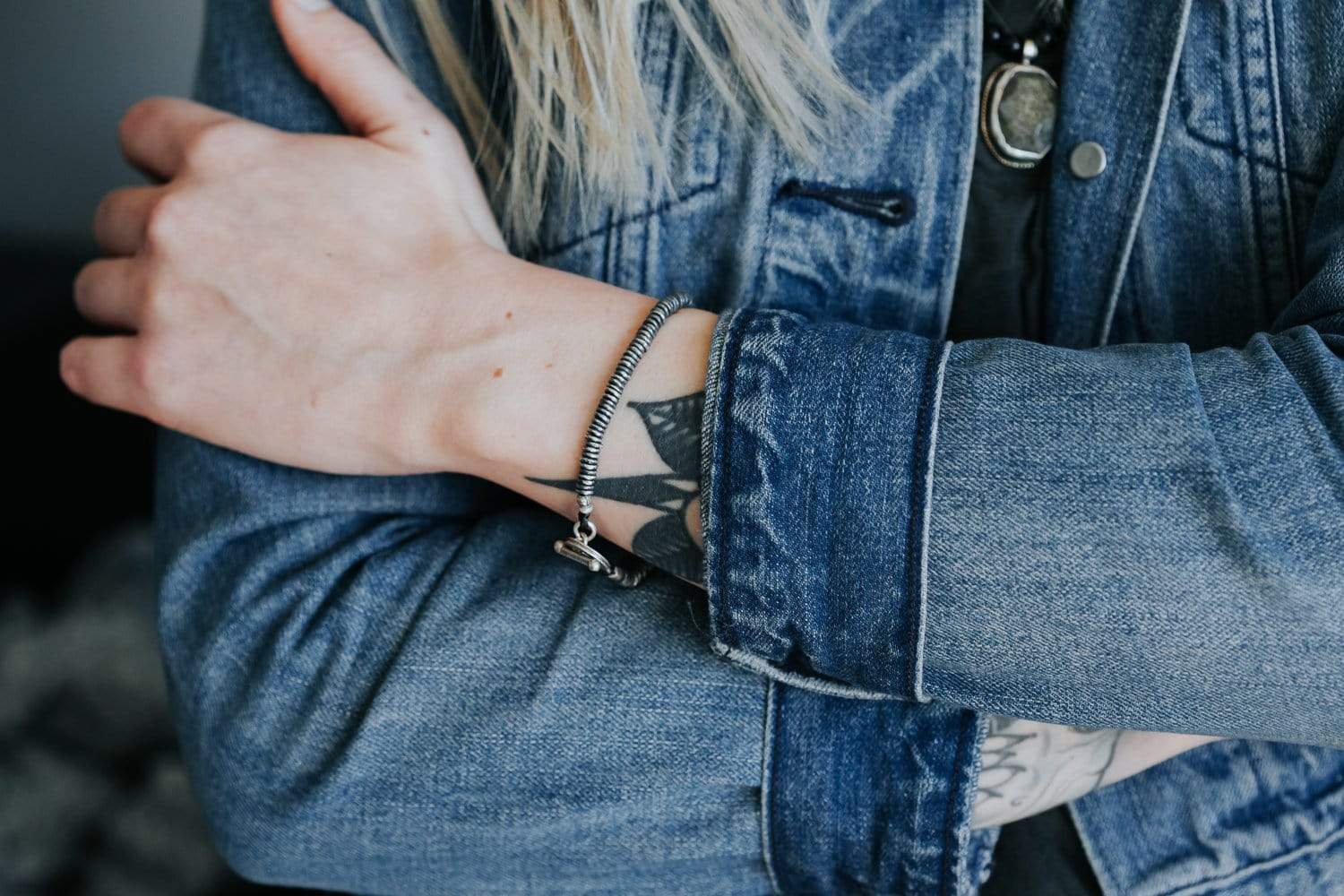 Handmade Hill Tribe Silver Bracelet - Vintage Tribal Jewelry for Women - Perfect for Boho Chic, Festivals & Everyday Wear
