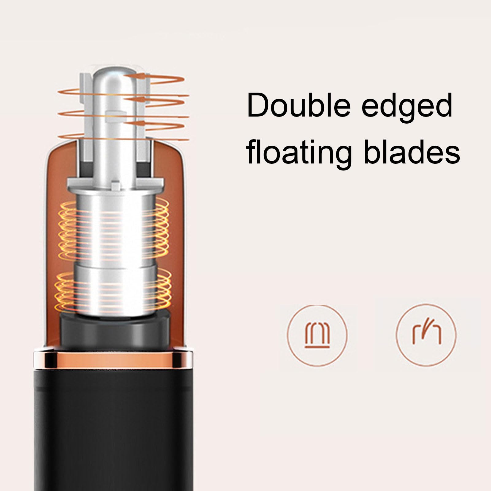 Electric Nose & Ear Hair Trimmer - Portable Stainless Steel Rechargeable Clipper for Men, Waterproof & Washable Grooming Kit - Perfect for Travel, Home Use & Personal Grooming Routine