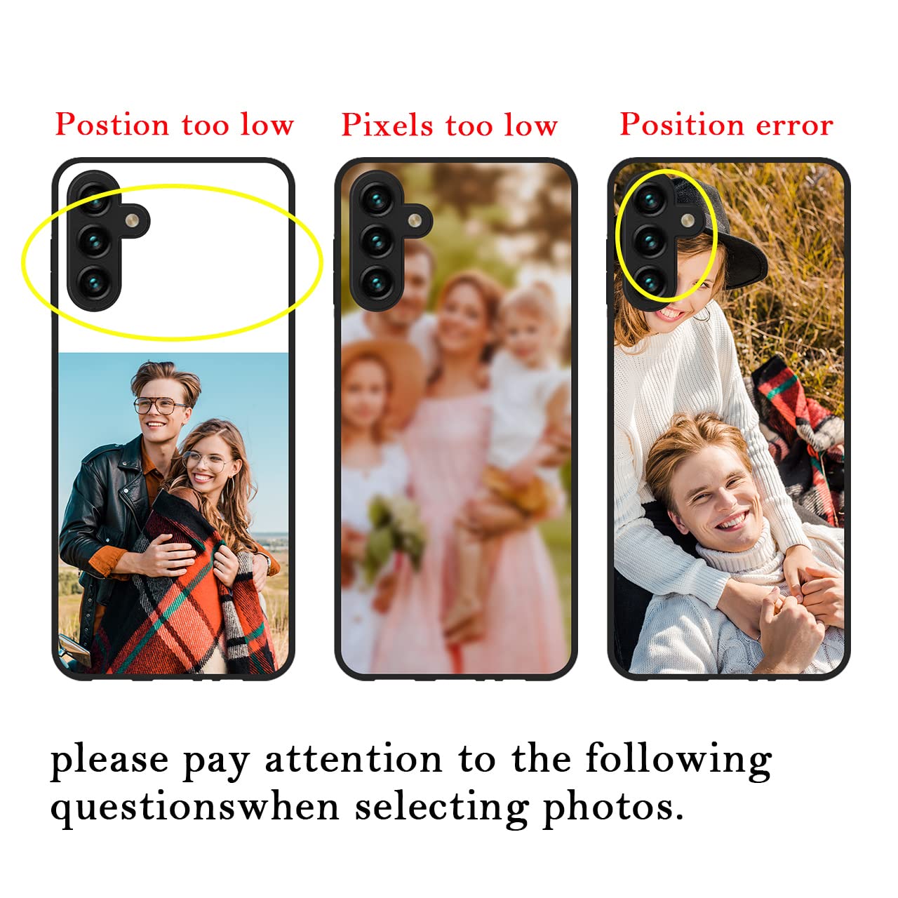 Custom Samsung Galaxy A13 5G/A13 Phone Case - Personalized Photo/Text/Name Design - Anti-Scratch Soft TPU Protective Cover (Black) - Perfect for Everyday Use, Gifts & Travel Protection