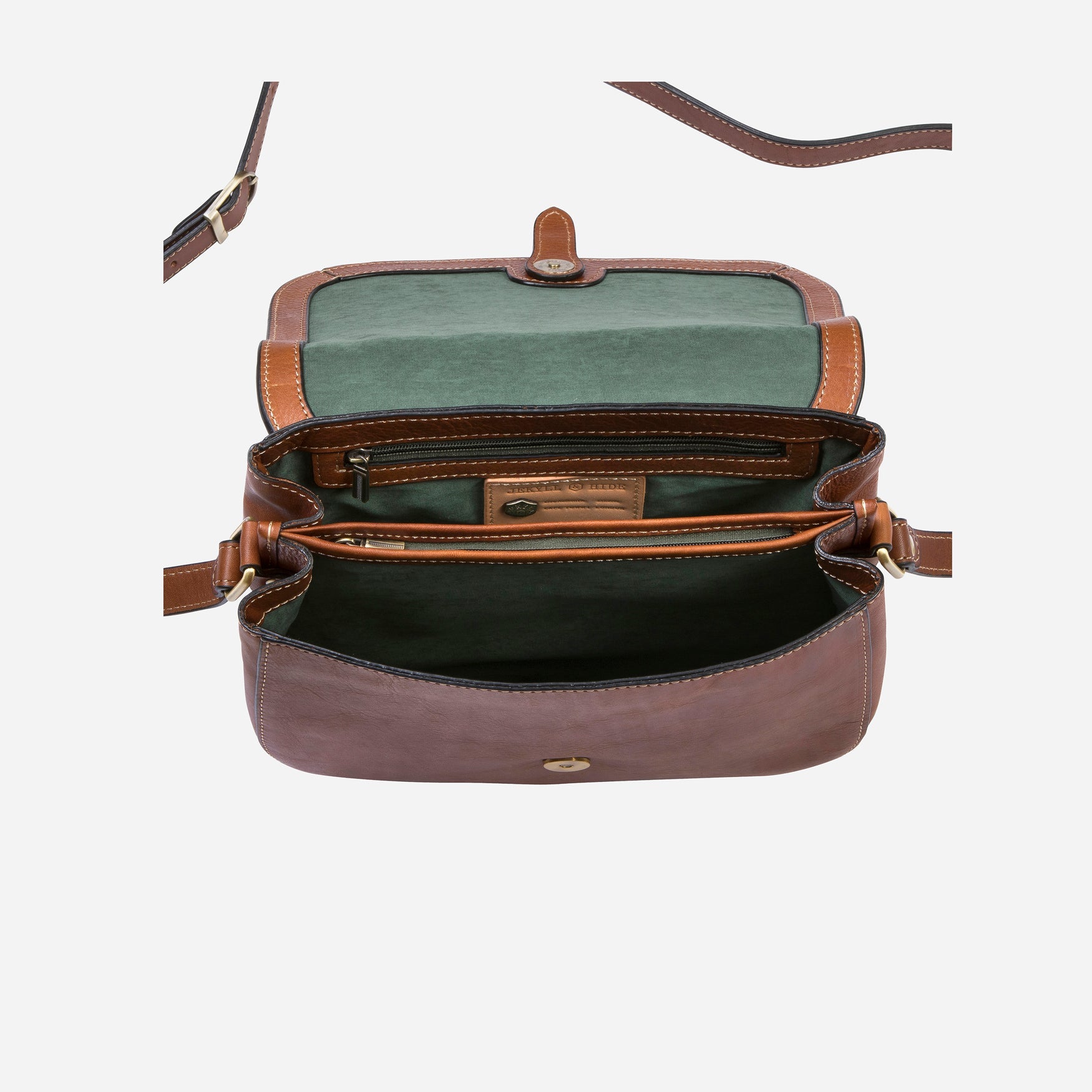 Jekyll & Hide Montana Petite Ladies Crossover Bag - Colt Leather Crossbody Purse for Women | Perfect for Everyday Use, Travel & Shopping