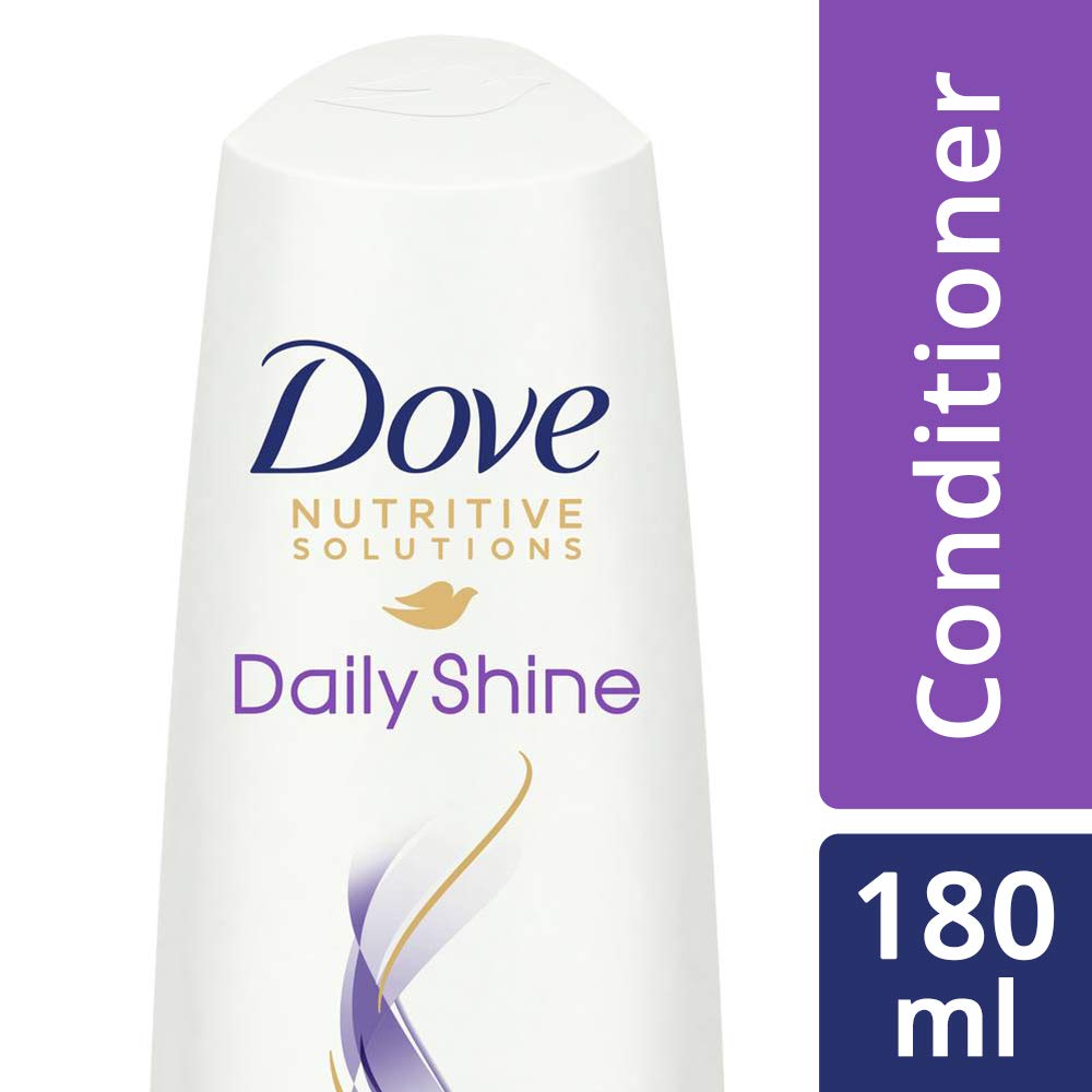Pears Oil Clear & Glow Shower Gel 250ml + Dove Daily Shine Conditioner 180ml - Hydrating Body Wash & Smoothing Hair Care Duo for Radiant Skin & Shiny Hair