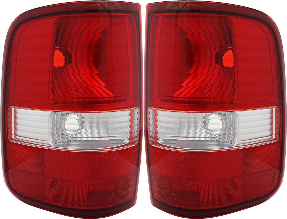 Ford F150 Tail Lights Lamps Set (2004-2008) - Driver & Passenger Side Replacement - Perfect for Upgrading, Repairing, or Customizing Your Truck