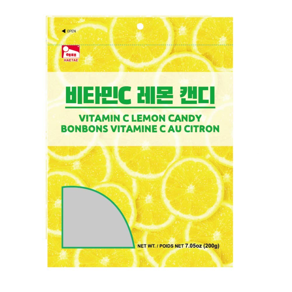 Haetae Vitamin C Candy Assorted Flavors 200g - Delicious Korean Soft Chews for Energy Boost, Immune Support & On-the-Go Snacking