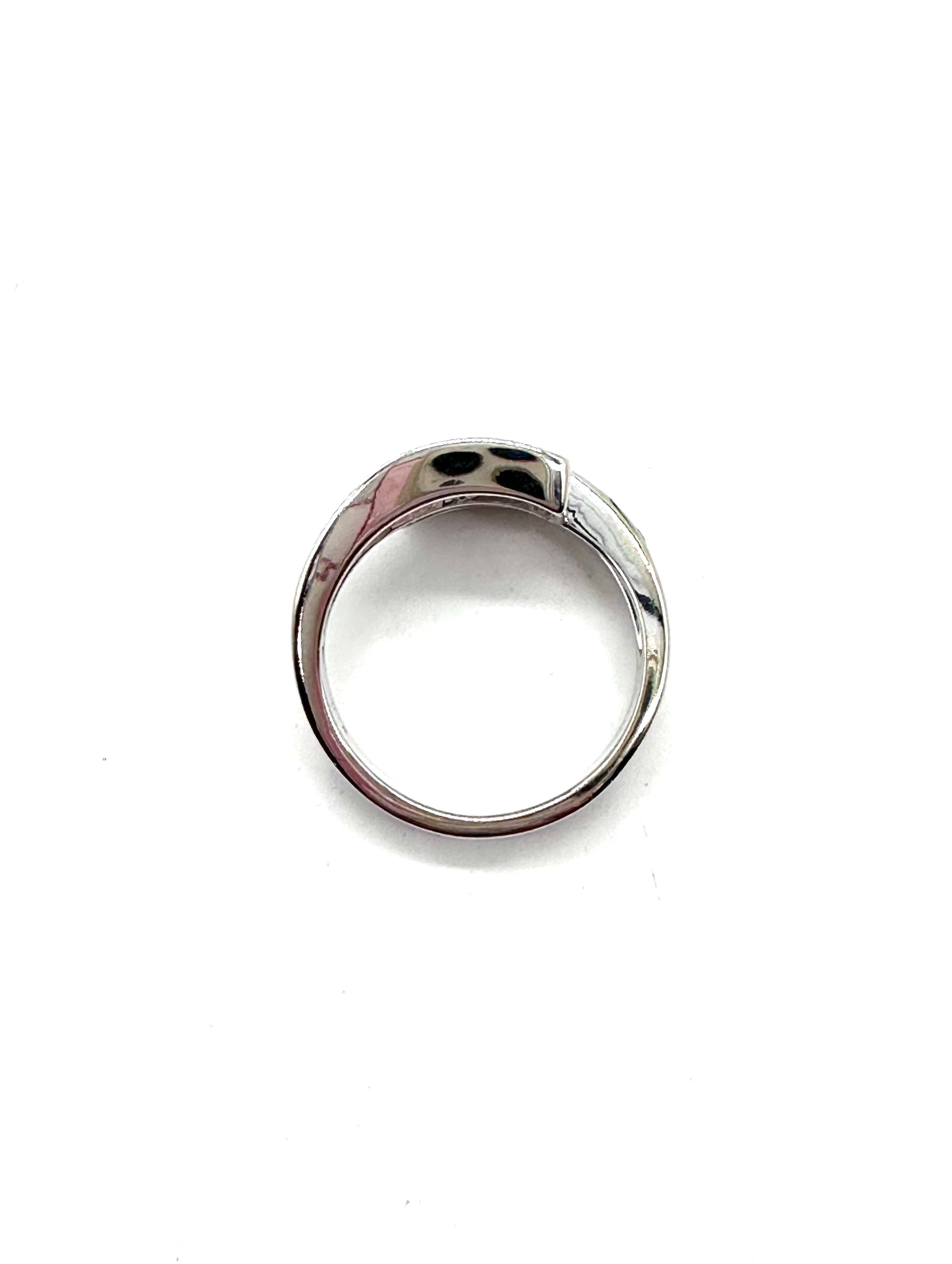Pink Sapphire Ombre Bypass Band Ring - Elegant Gradient Gemstone Jewelry for Women | Perfect for Weddings, Anniversaries & Special Occasions