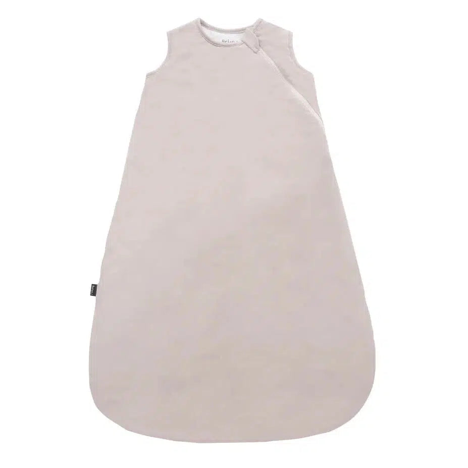 Belan.J Bamboo Sleep Sack 1.0 TOG - Breathable Baby Sleeping Bag for Newborns & Infants - Soft Oat Color - Perfect for Nursery, Daycare & Travel