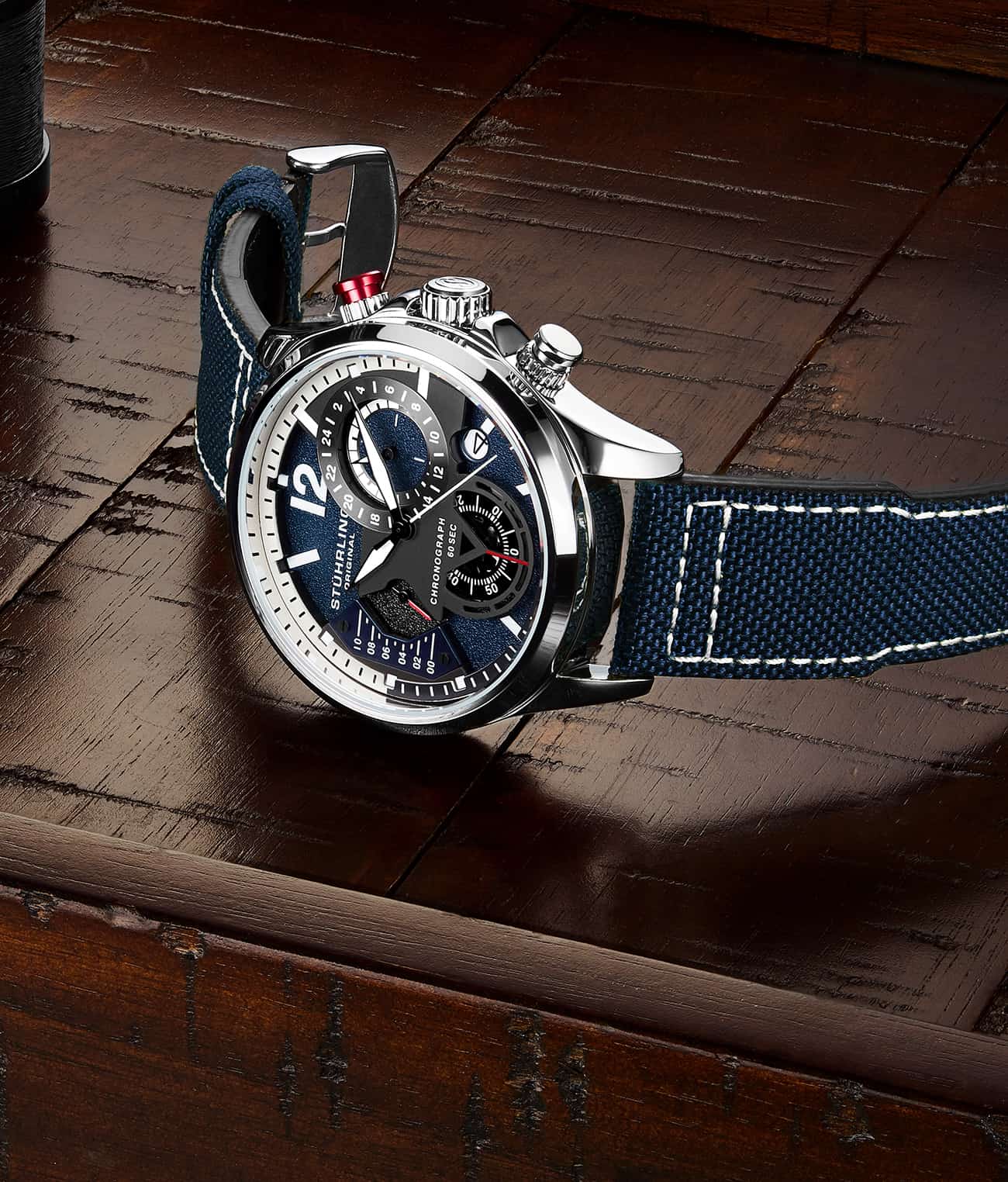 Cordura 4029 Quartz 45mm Aviator Watch - Durable Military-Grade Timepiece for Outdoor Adventures & Aviation Enthusiasts