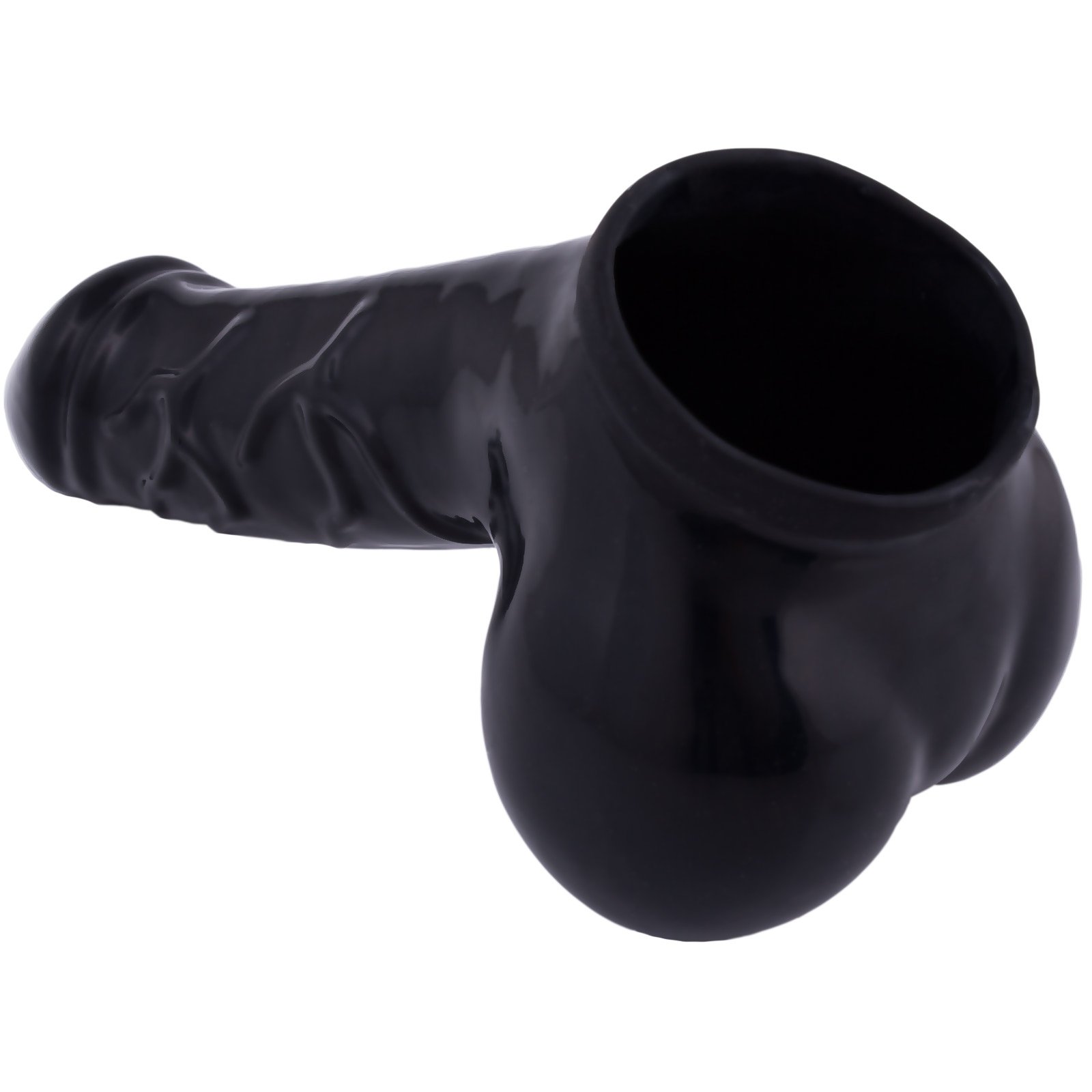 Premium Latex Penis Sheath - Permanent Condom Extender & Male Chastity Device | Long Cock Sleeve for BDSM & Fetish Play | Made in Berlin 