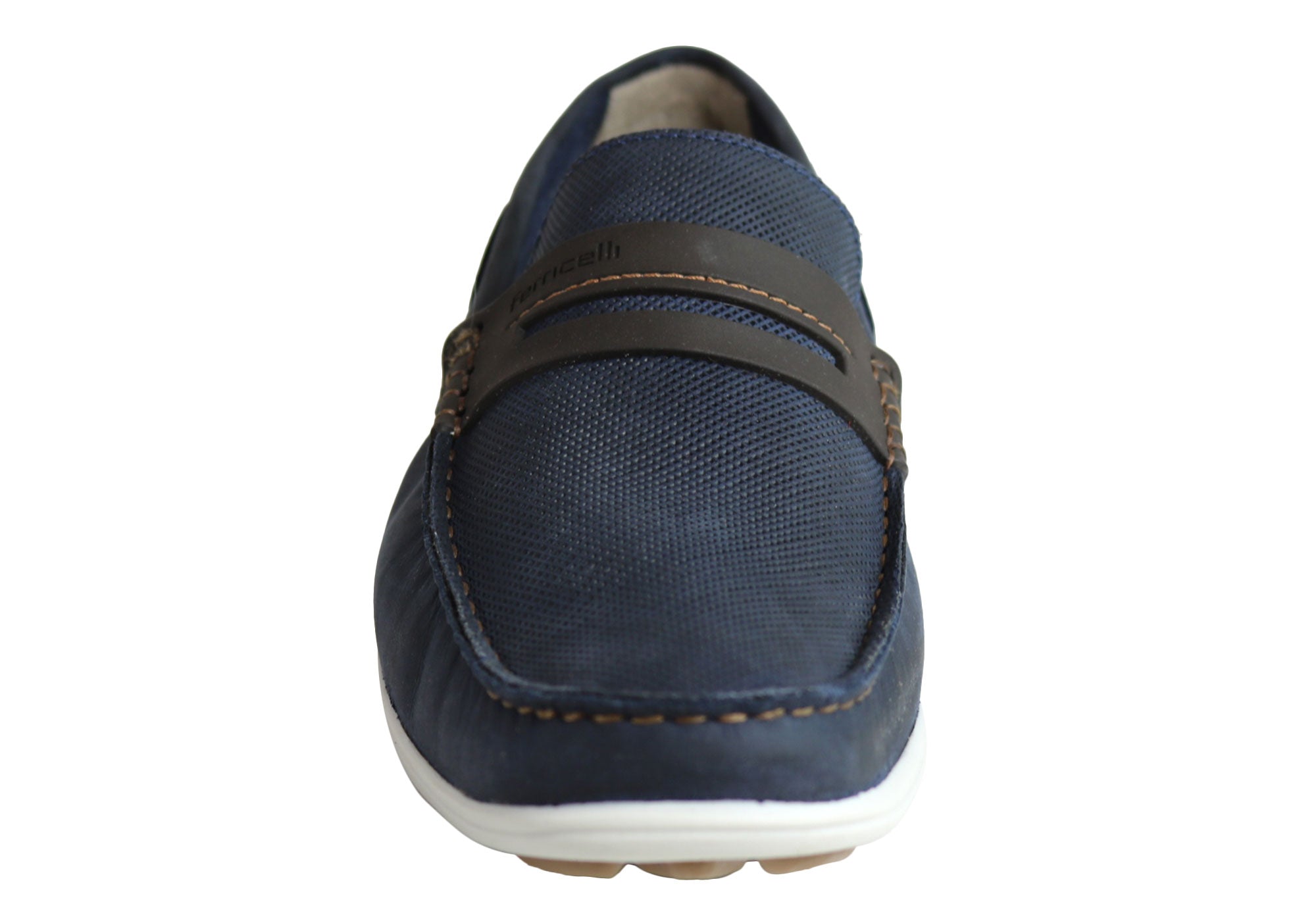 Ferricelli Mitchell Men's Genuine Leather Casual Loafers - Handcrafted in Brazil - Comfortable Slip-On Shoes for Work, Travel & Everyday Wear