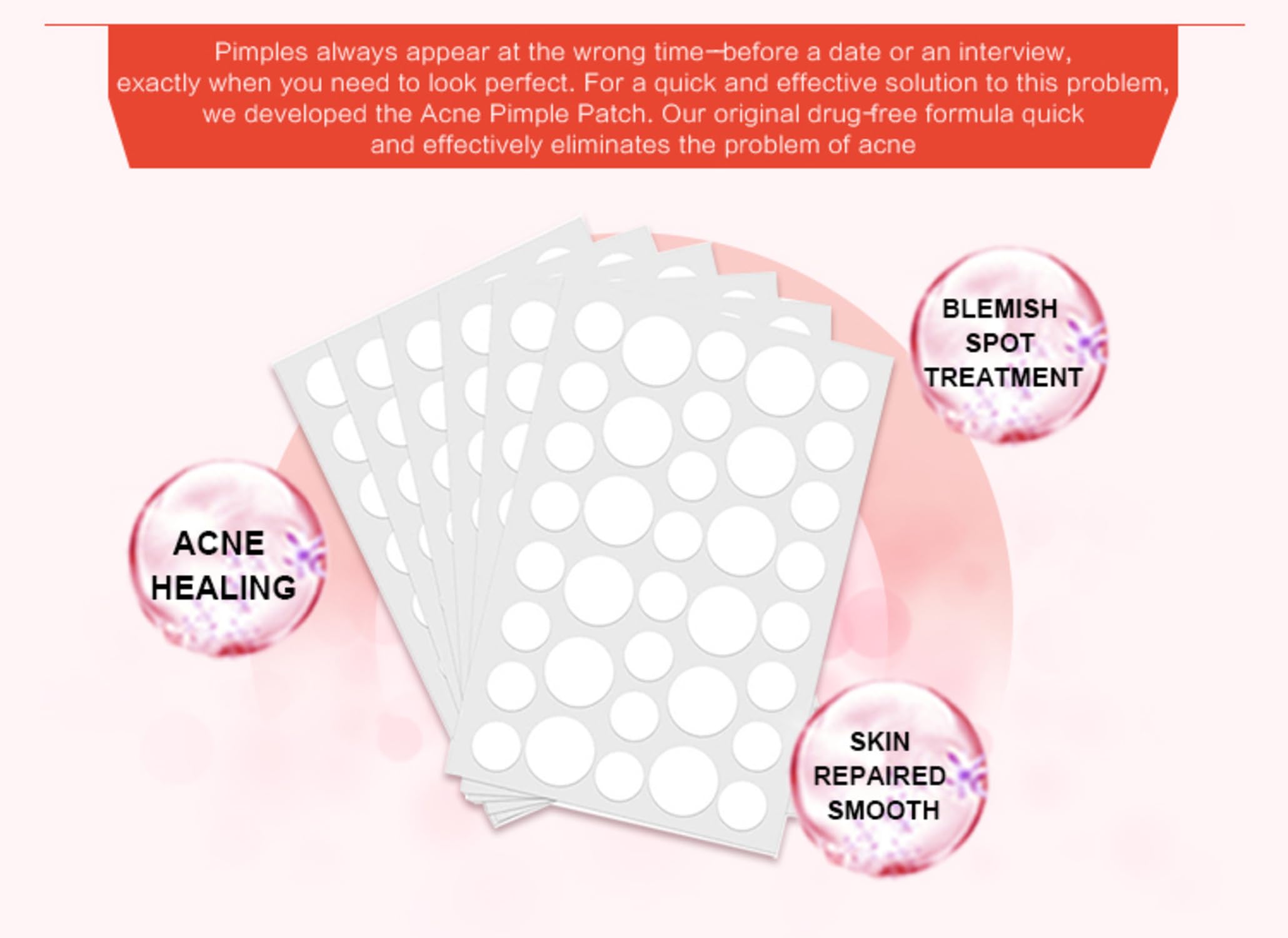Maraly Hydrocolloid Pimple Patches 144 Count - Invisible Acne Spot Treatment for Face, Fast-Acting Blemish Cover for Clear Skin | Pack of 1 | Perfect for Overnight Use, Travel & Daily Skincare Routine