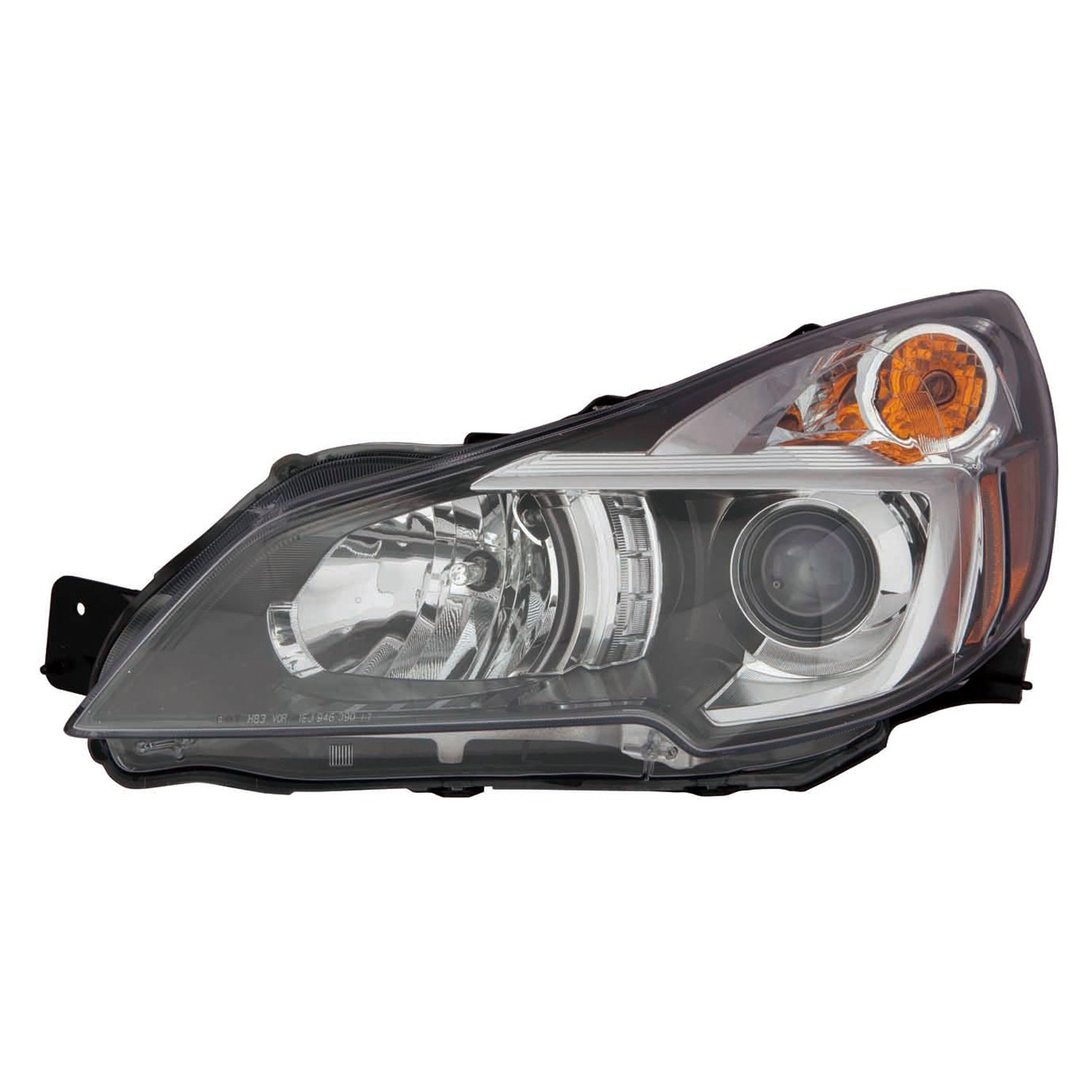 Replacement Driver Side Halogen Headlight Assembly with Black Bezel - CRSHL10204 | Compatible with [Vehicle Models] | Perfect for Night Driving & Foggy Conditions