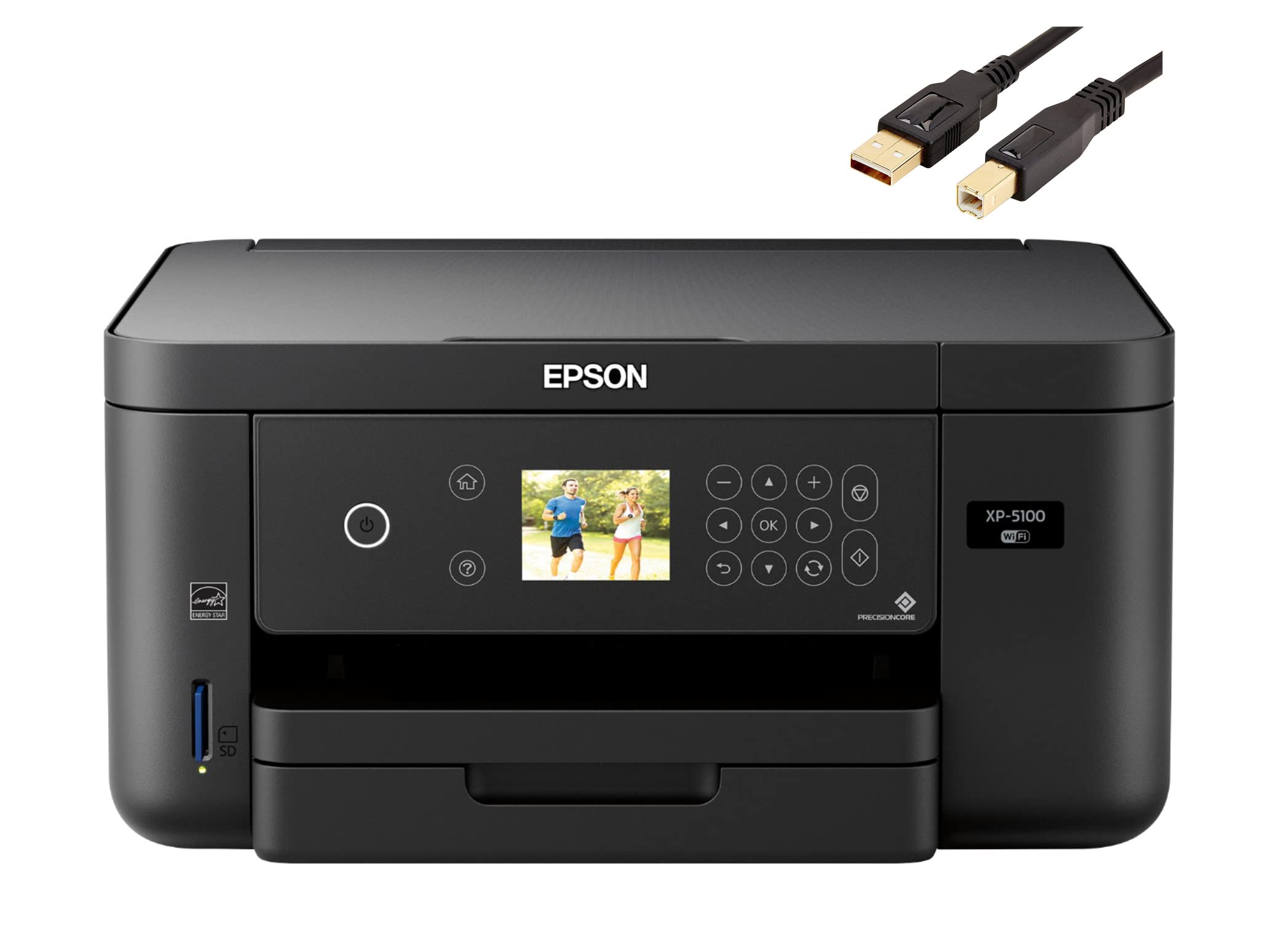 Epson XP-51 All-in-One Wireless Color Inkjet Printer with Auto 2-Sided Printing - Print, Copy, Scan - 2.4