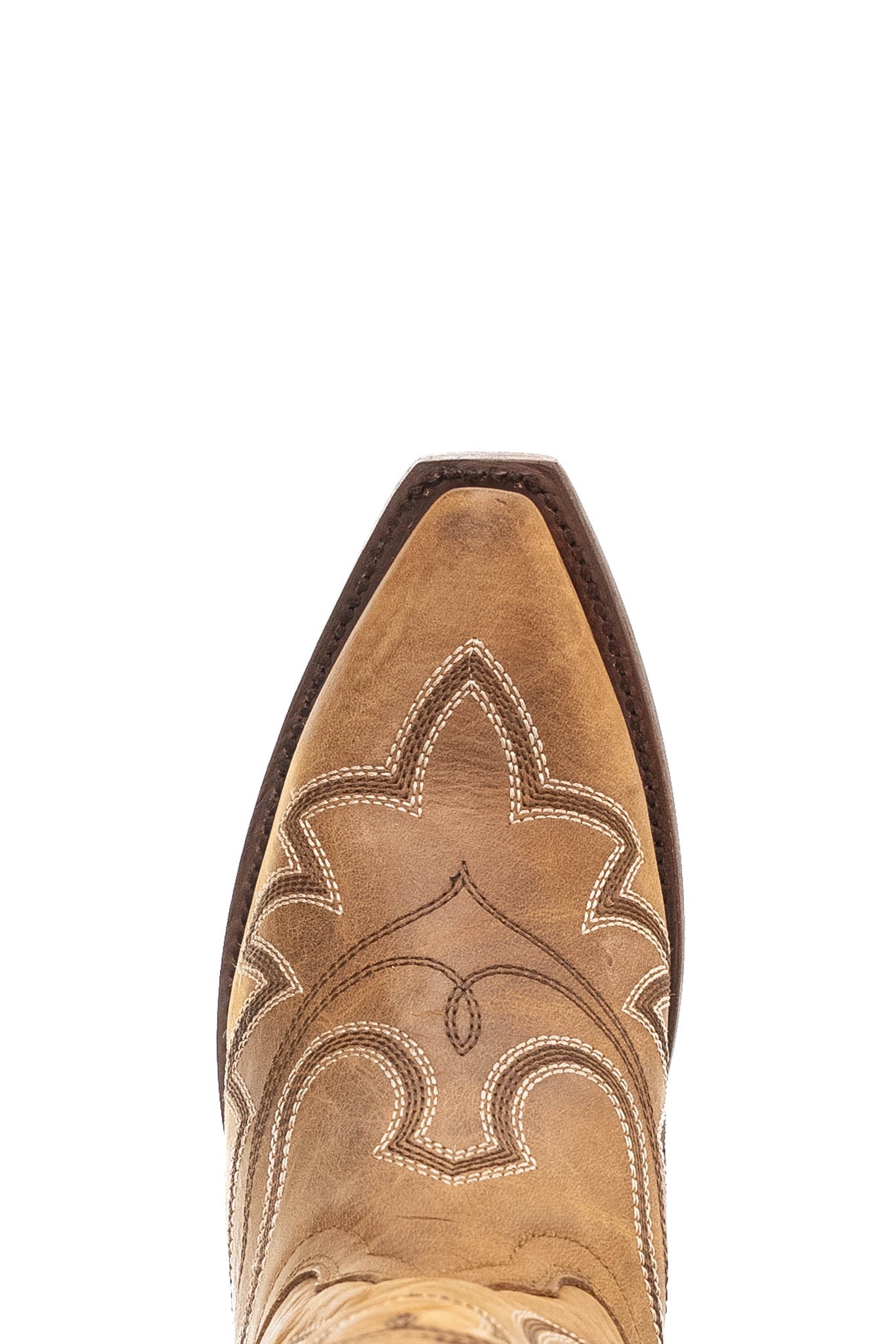 Madeline Midi Snip Toe Cowgirl Boots for Women - Western Ankle Booties with Leather Upper & Stacked Heel | Perfect for Country Dancing, Rodeo Events & Casual Outfits