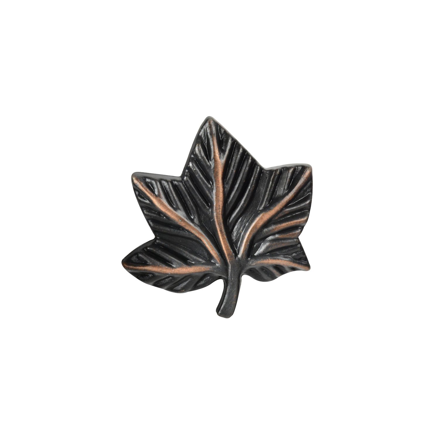 Ivy Leaf Cabinet Knob - Oil Rubbed Bronze Finish - Vintage Style Drawer Pulls for Kitchen & Bathroom Hardware Upgrade