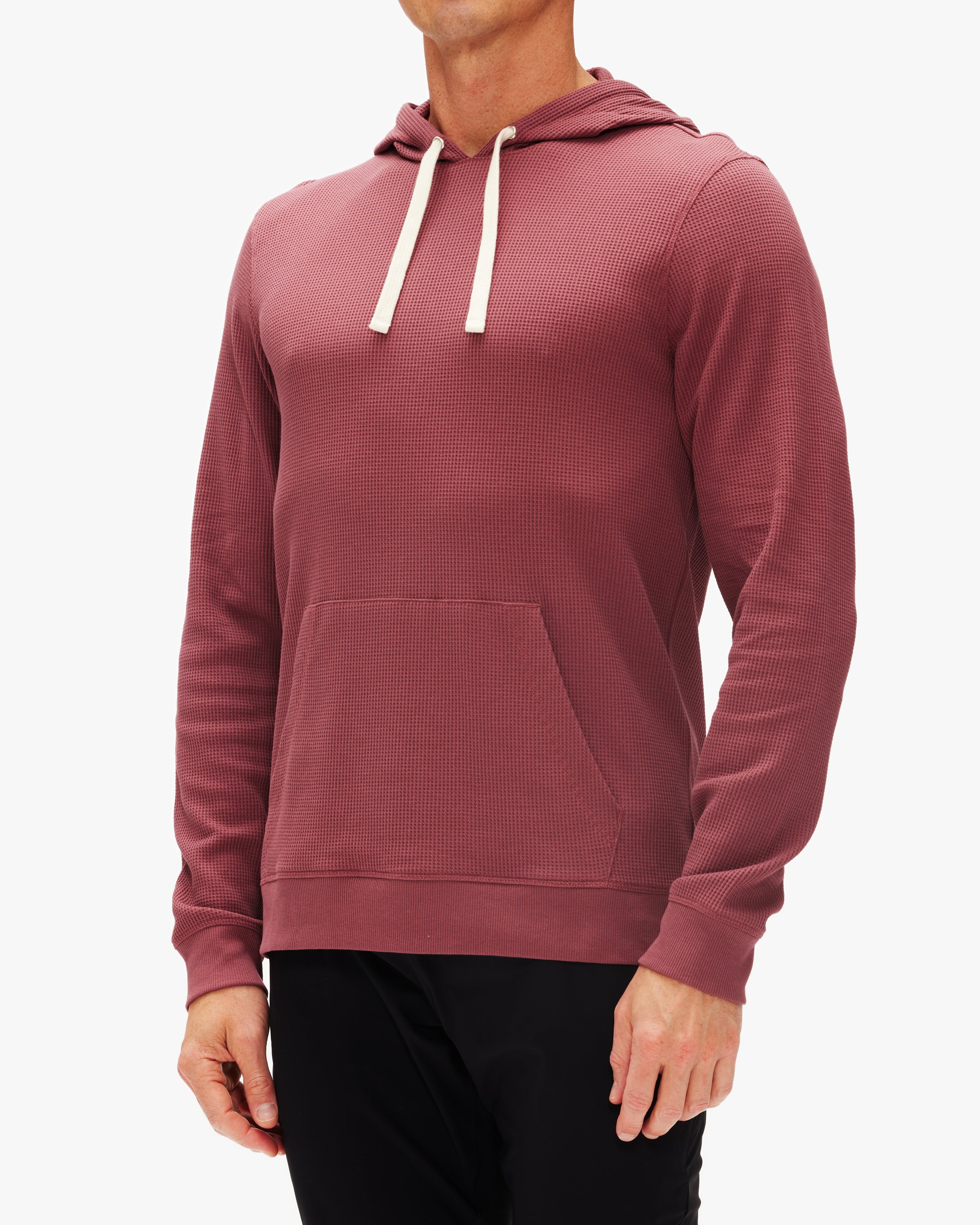 Rhone Waffle Hoodie for Men - Soft & Breathable Pullover Sweatshirt - Perfect for Gym, Running & Casual Wear