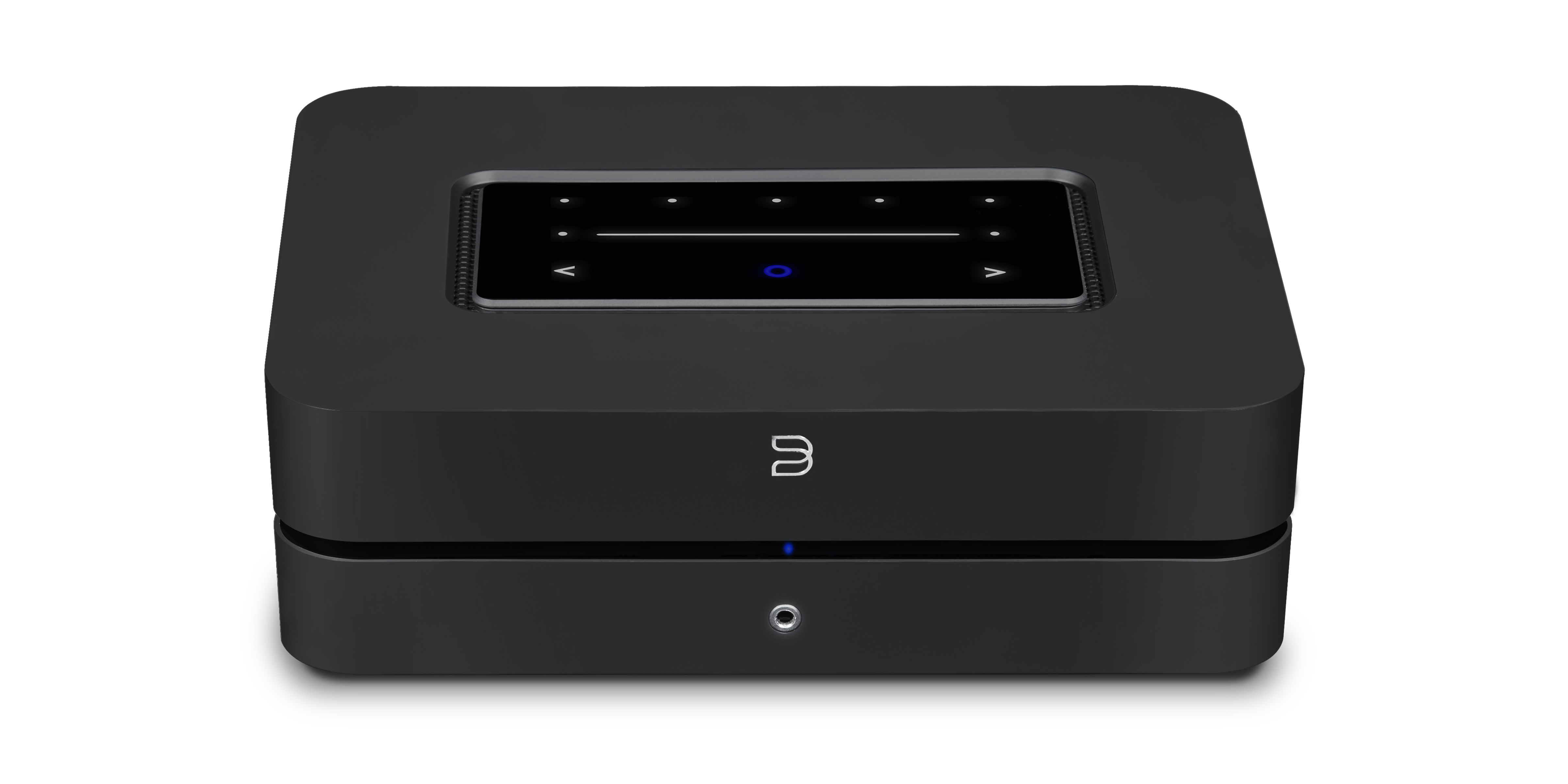 Bluesound Powernode Wireless Hi-Fi Music Streaming Amplifier - Black | High-Quality Audio for Home Theater & Multi-Room Systems