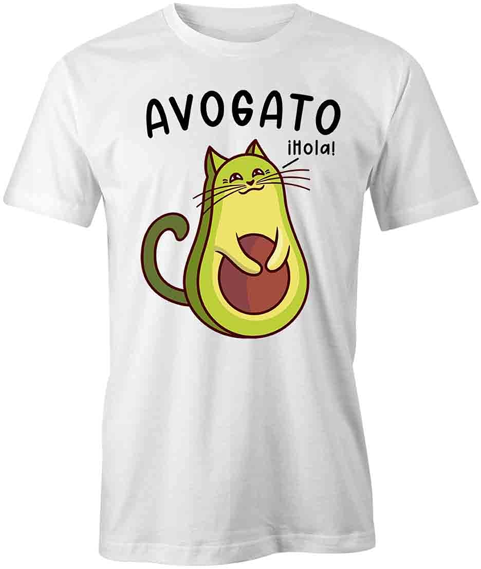 Avocado Print T-Shirt for Men & Women | Soft Cotton Graphic Tee, Funny Food Lovers Shirt - Perfect for Casual Wear, Parties & Gifts