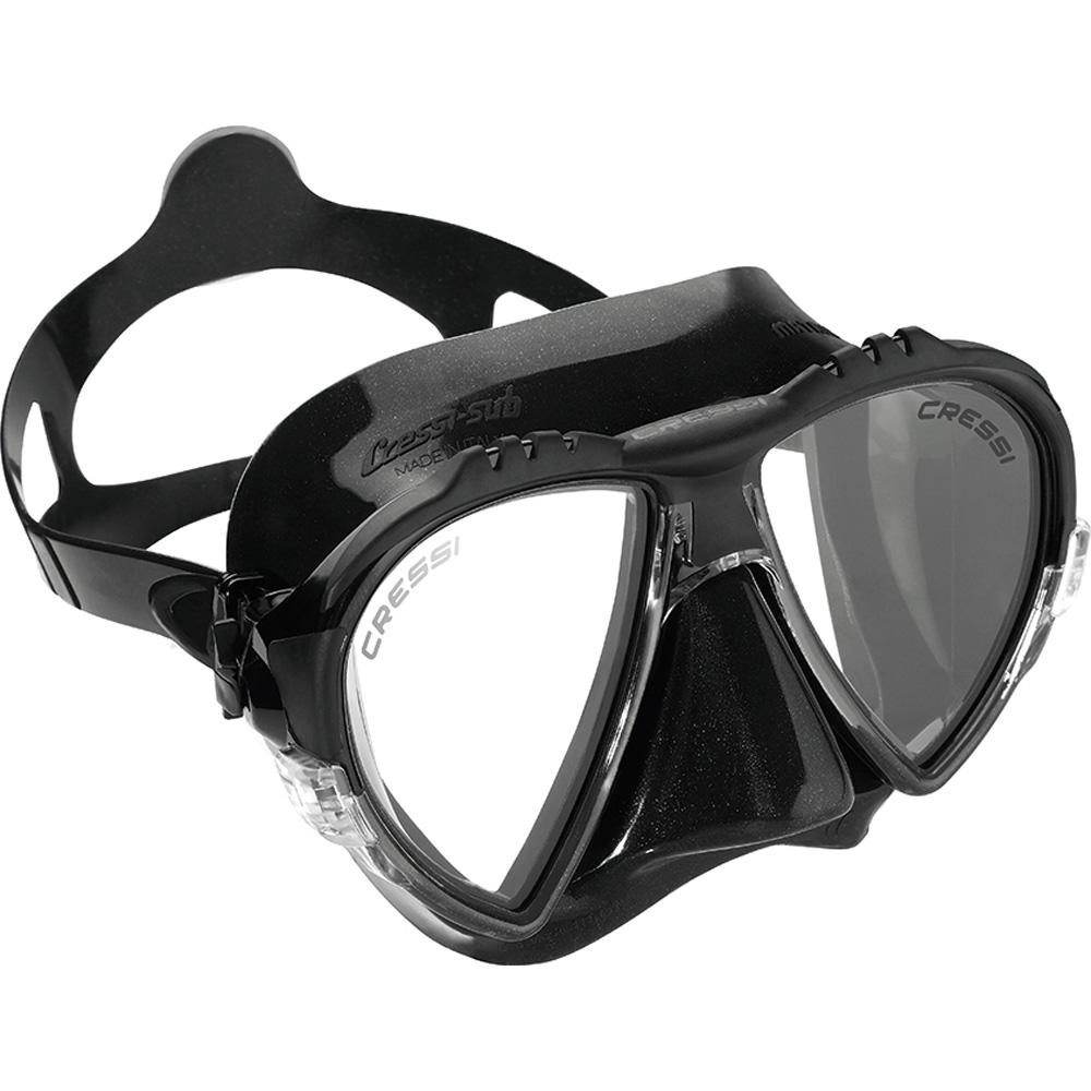 Cressi Matrix Black Scuba Diving Mask - Comfortable & Durable for Snorkeling, Spearfishing & Underwater Adventures
