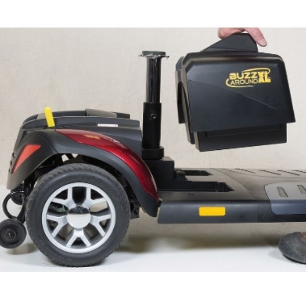Golden Technologies Buzzaround XLHD 4-Wheel Travel Mobility Scooter GB147H - Lightweight Folding Electric Scooter for Adults & Seniors, Perfect for Shopping, Travel & Outdoor Activities