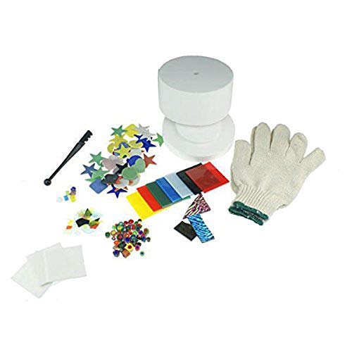 10-Piece Microwave Kiln Kit for Glass Fusing & Jewelry Making - Perfect for DIY Art Projects & Small Glass Creations