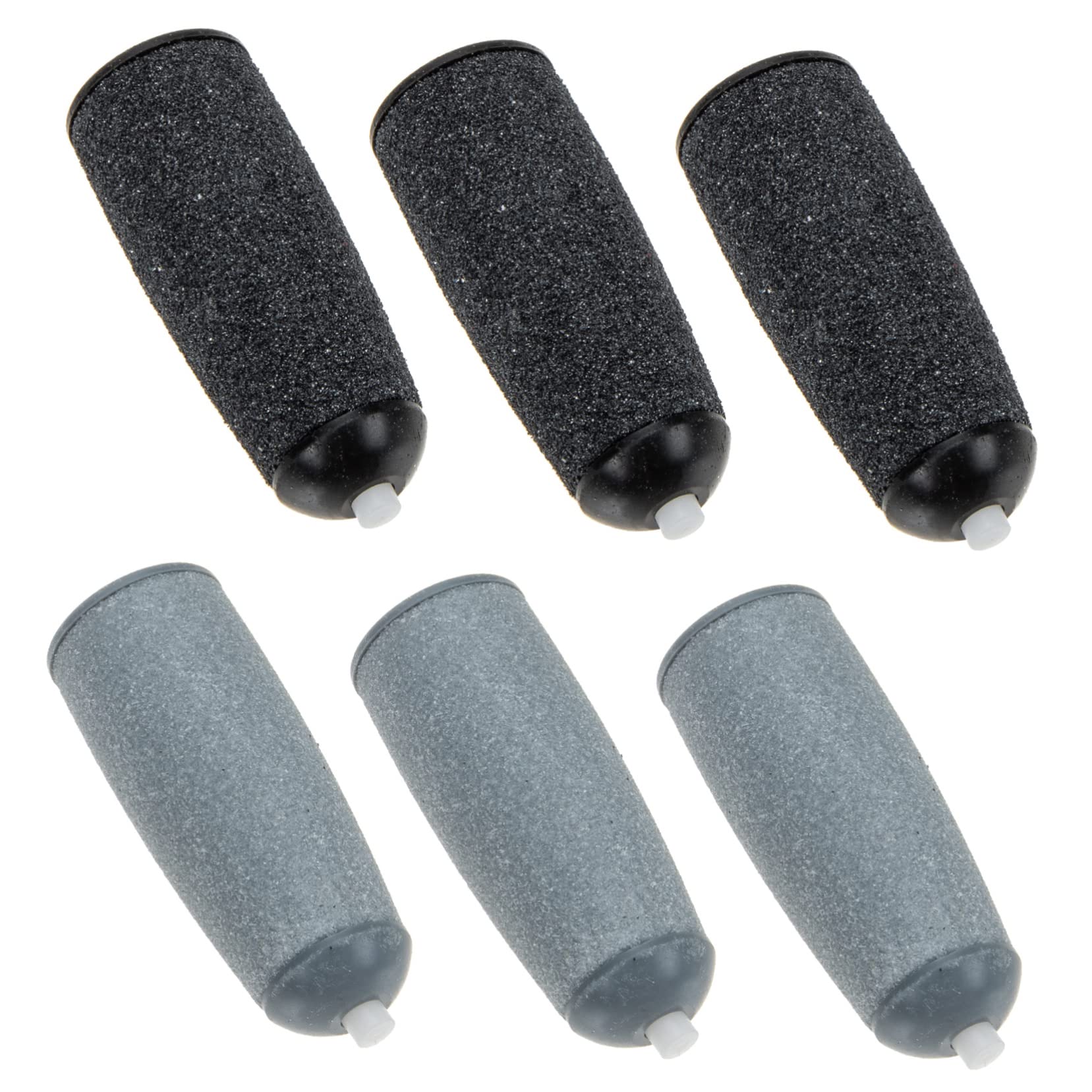 BELLIFFY 6-Pack Electric Foot Grinder Replacement Heads - Coarse Roller for Pedicure, Callus & Dead Skin Removal - Compatible with Electric Shavers & Foot Files - Perfect for Home Pedicure & Foot Care