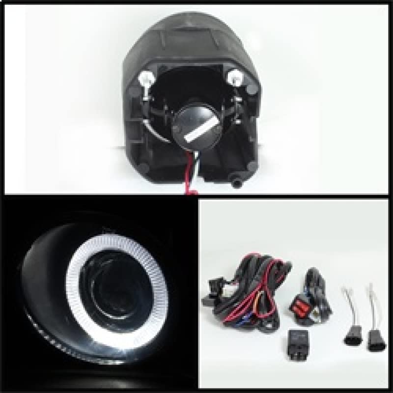 Spyder Auto 5070463 Black/Smoke Projector Style Fog Lights - High Performance Off-Road & Night Driving Visibility Enhancement
