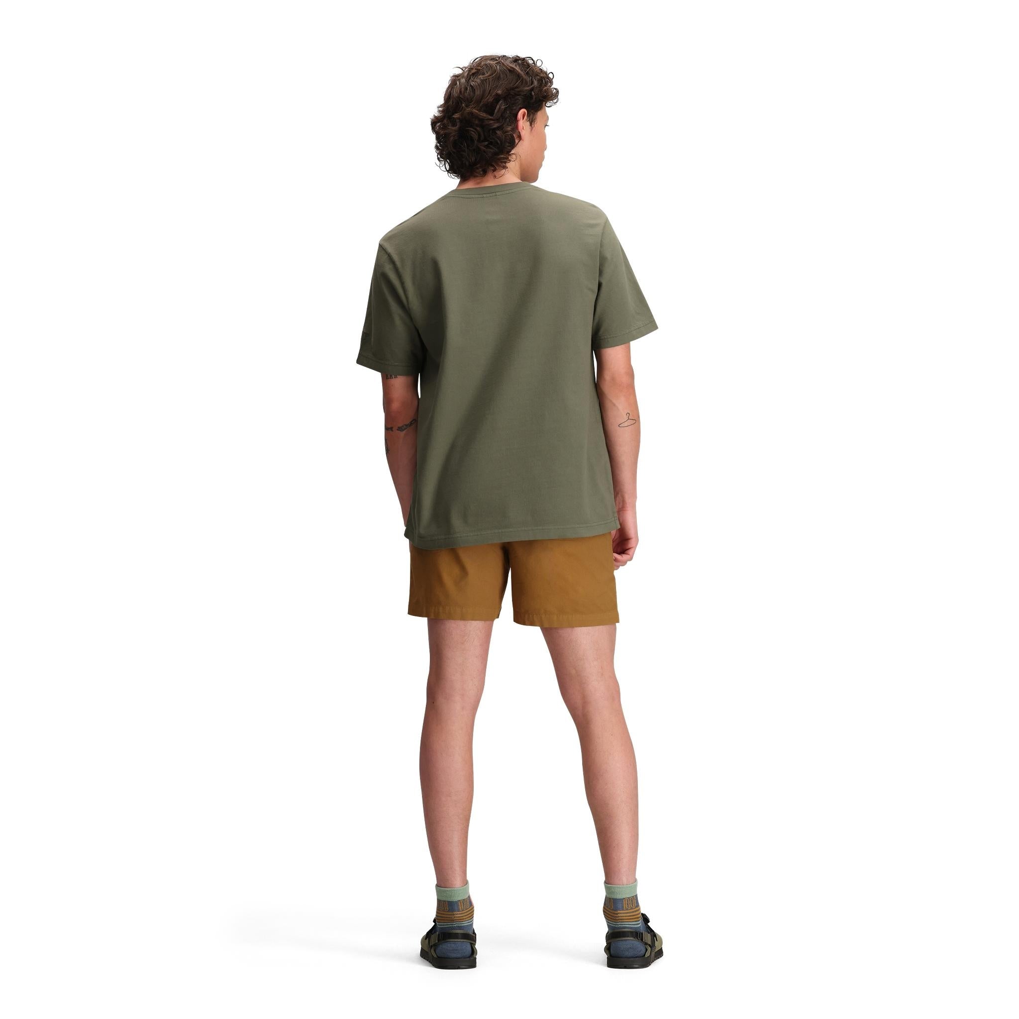 Men's Dirt Henley Short Sleeve Shirt - Casual & Comfortable Cotton Top for Outdoor Activities, Hiking, and Everyday Wear